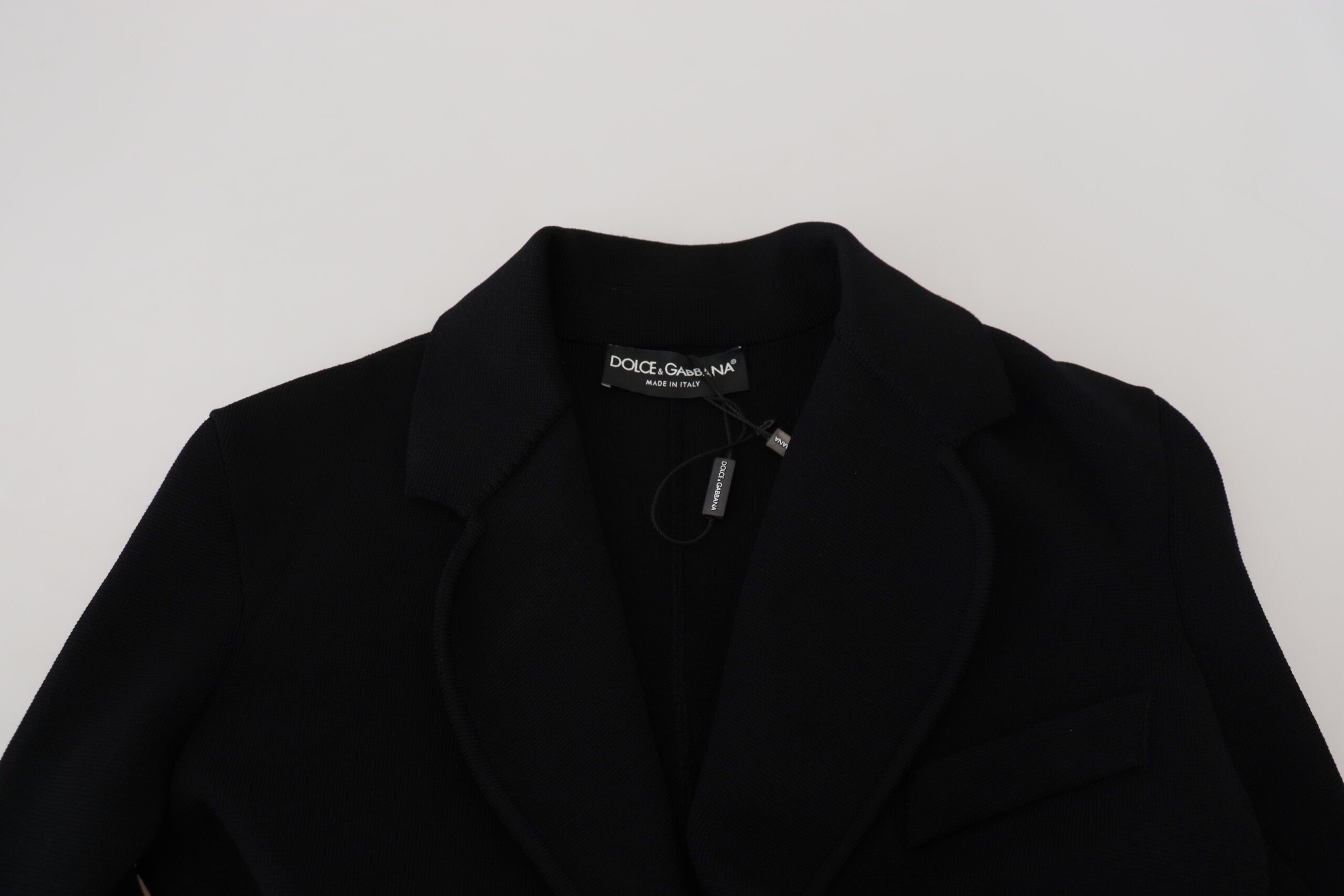 Dolce & Gabbana Elegante schwarze Langarmjacke