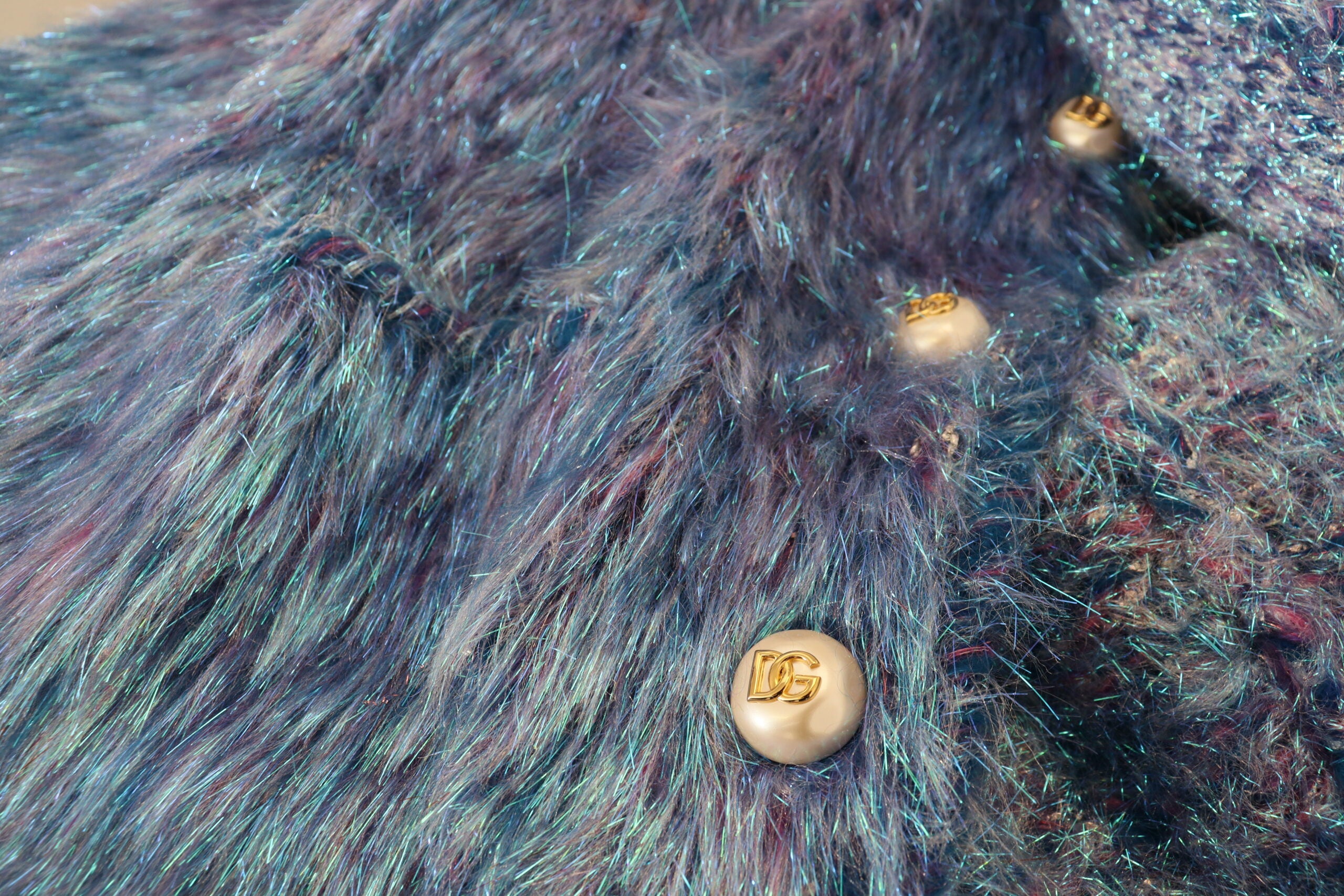 Dolce & Gabbana Elegante mehrfarbige Langarmjacke