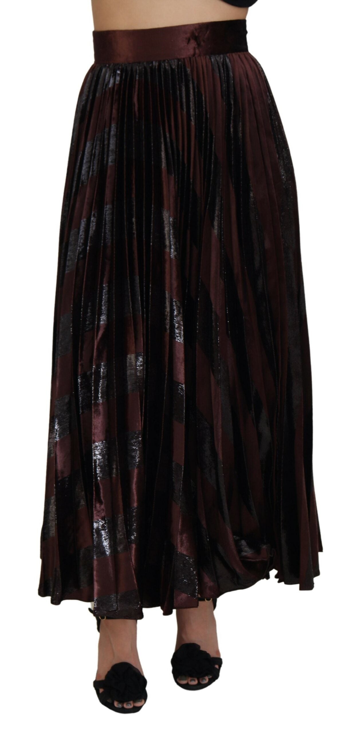 Dolce & Gabbana - Fustă maxi elegantă cu talie înaltă, linie A