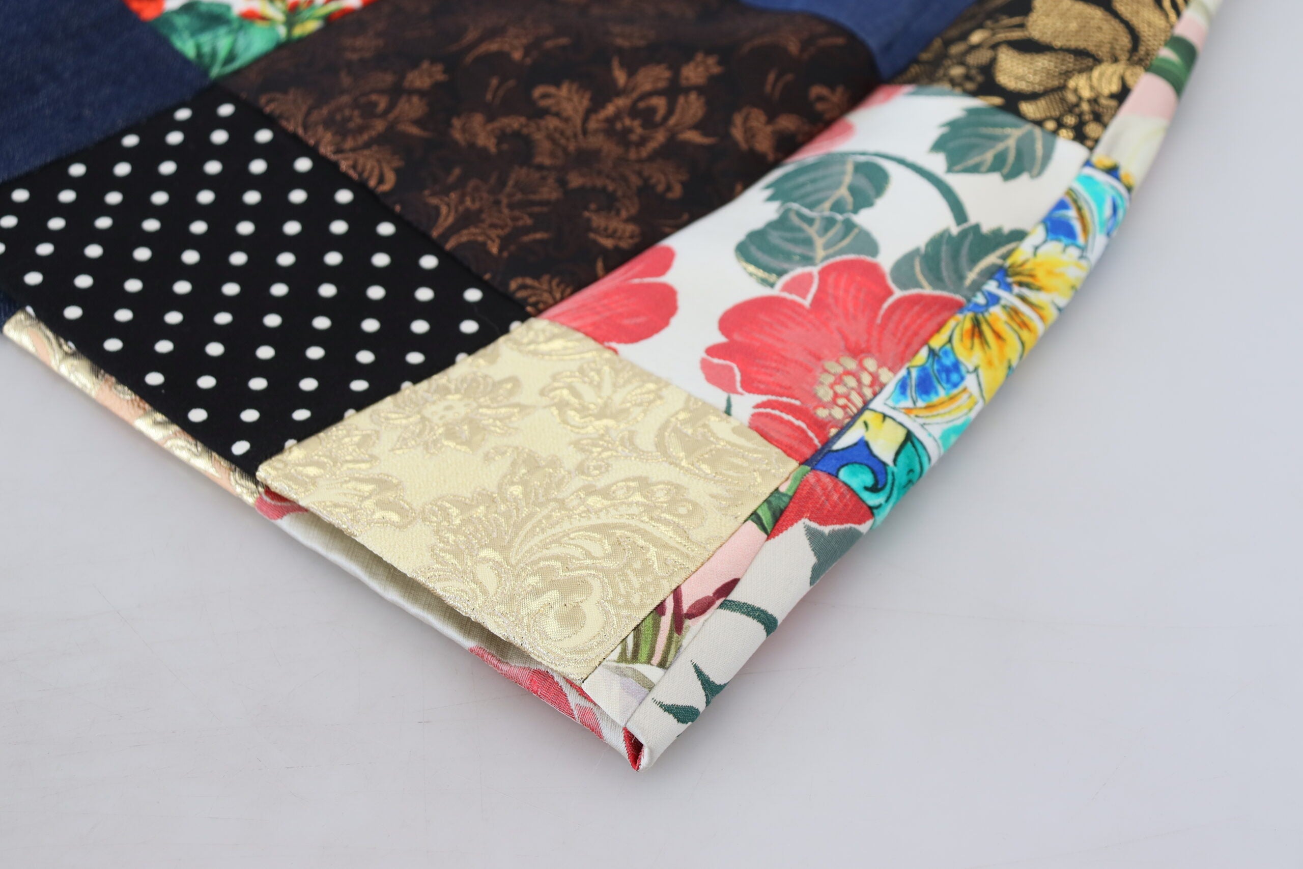 Dolce & Gabbana Schicker mehrfarbiger Patchwork-Minirock