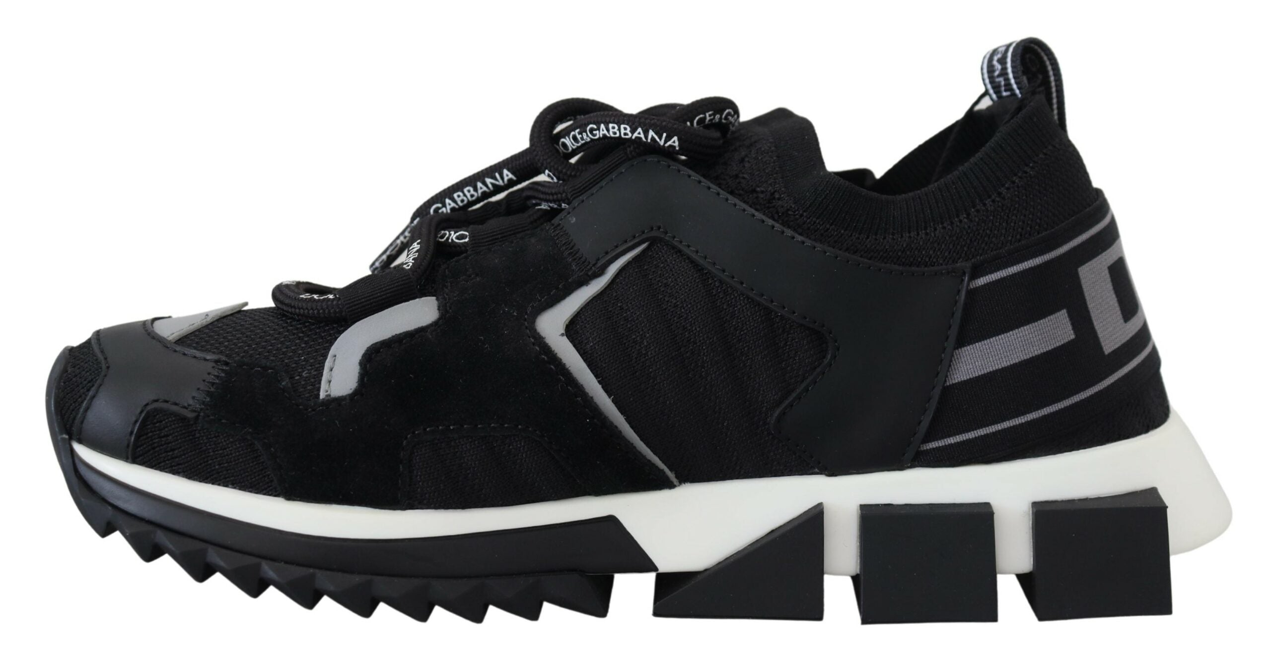 Dolce & Gabbana – Chic Sorrento – Slip-On-Sneaker in Monochrom