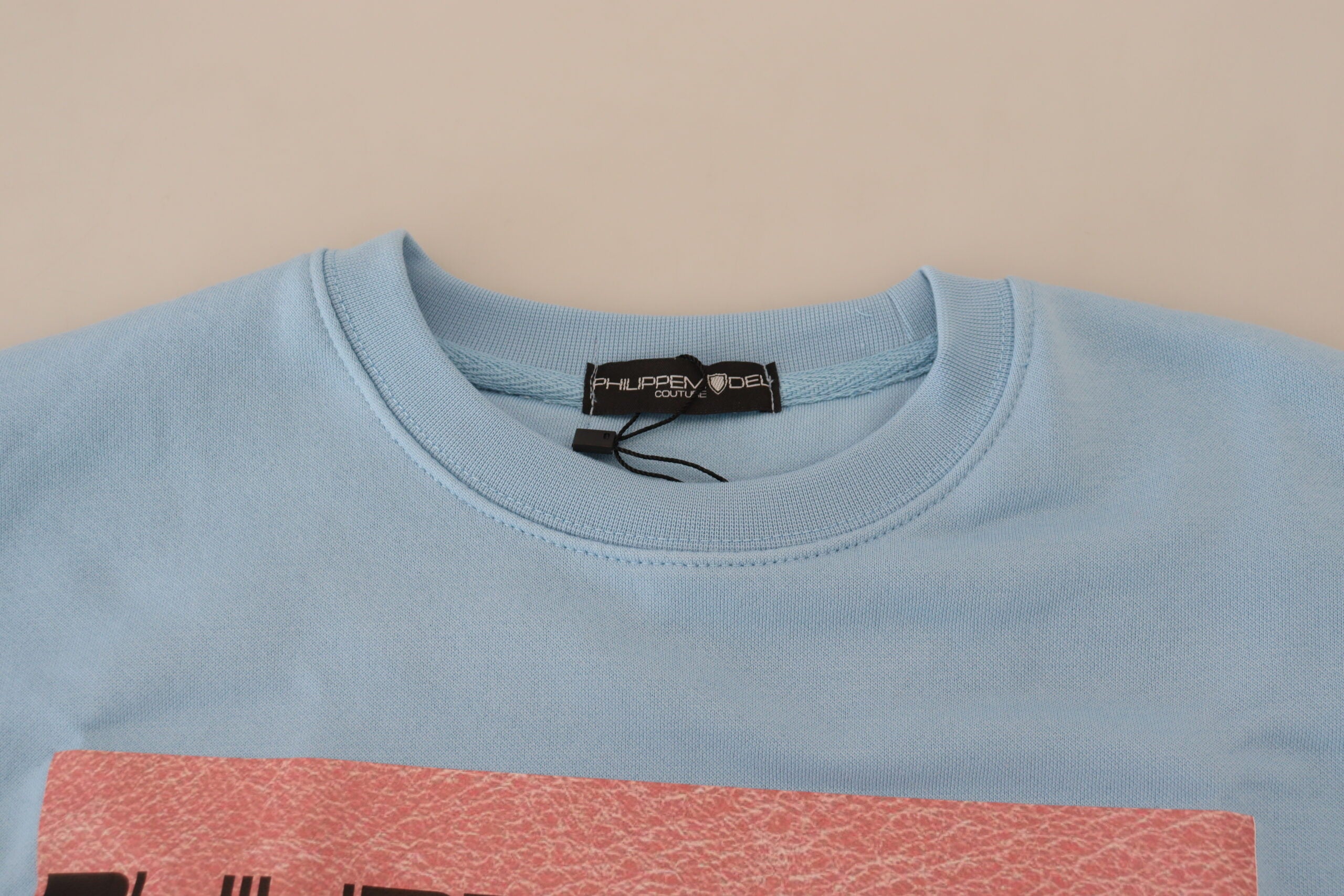 Philippe Model Eleganter hellblauer Langarmpullover