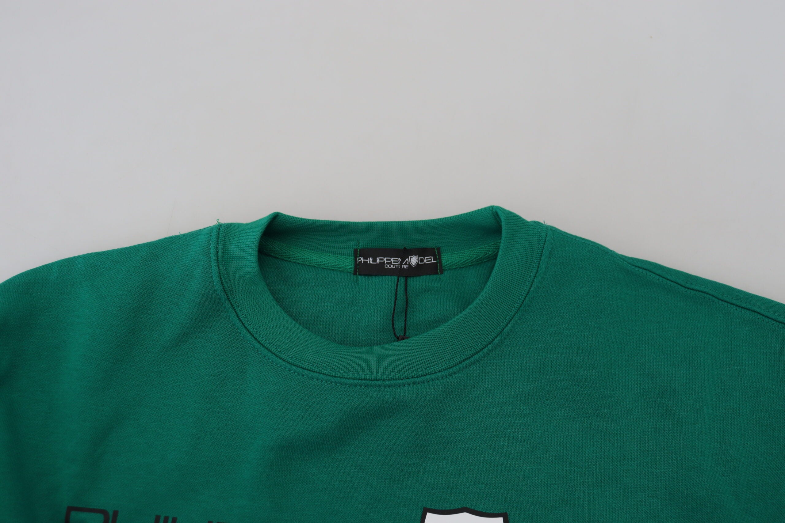 Philippe Model – Schicker, grün bedruckter Langarmpullover