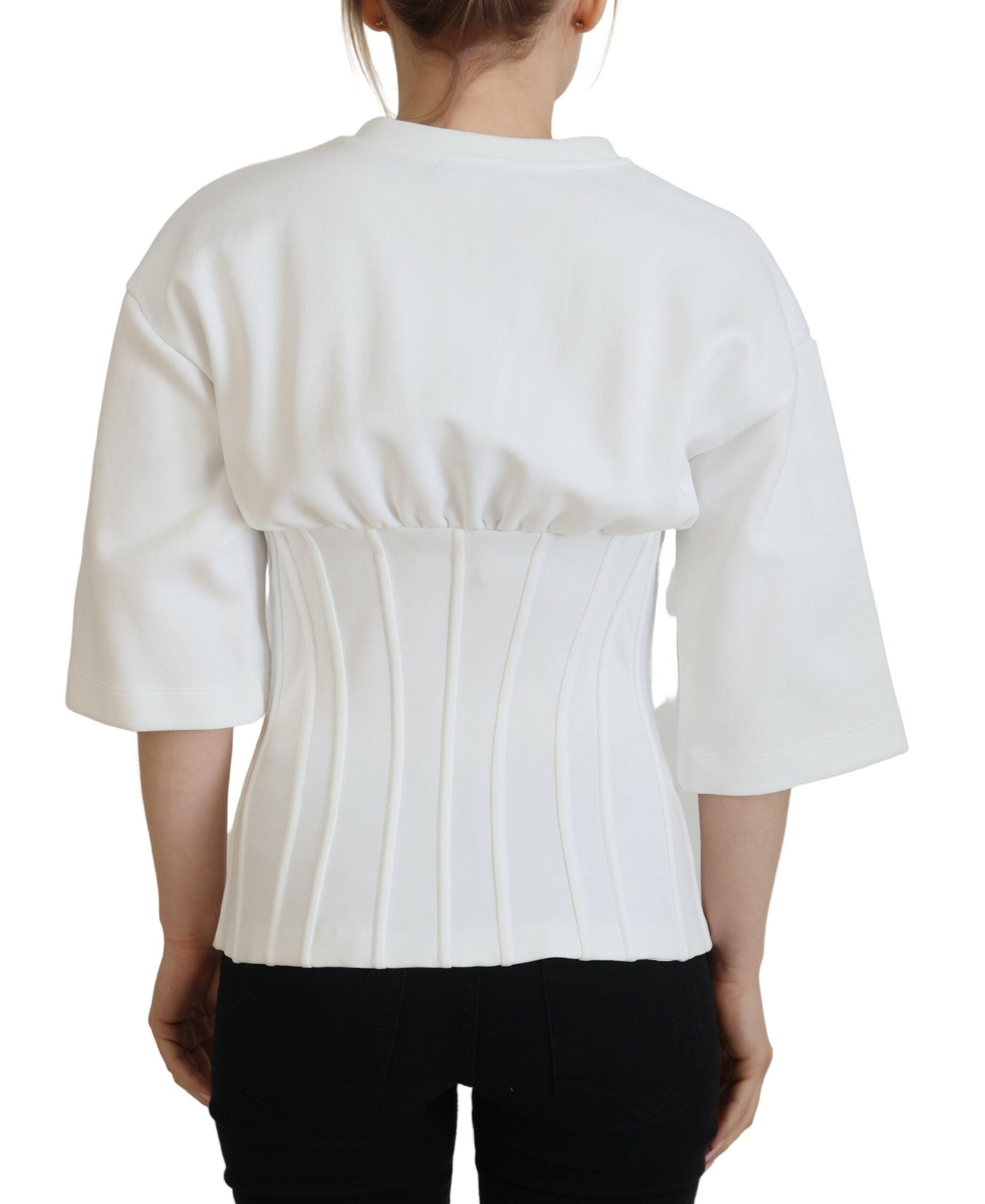 Bluză elegantă cu corset Dolce & Gabbana