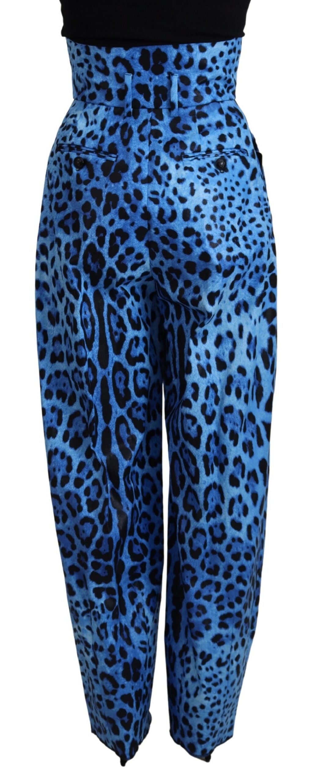 Dolce & Gabbana Pantaloni drepți eleganți cu talie înaltă