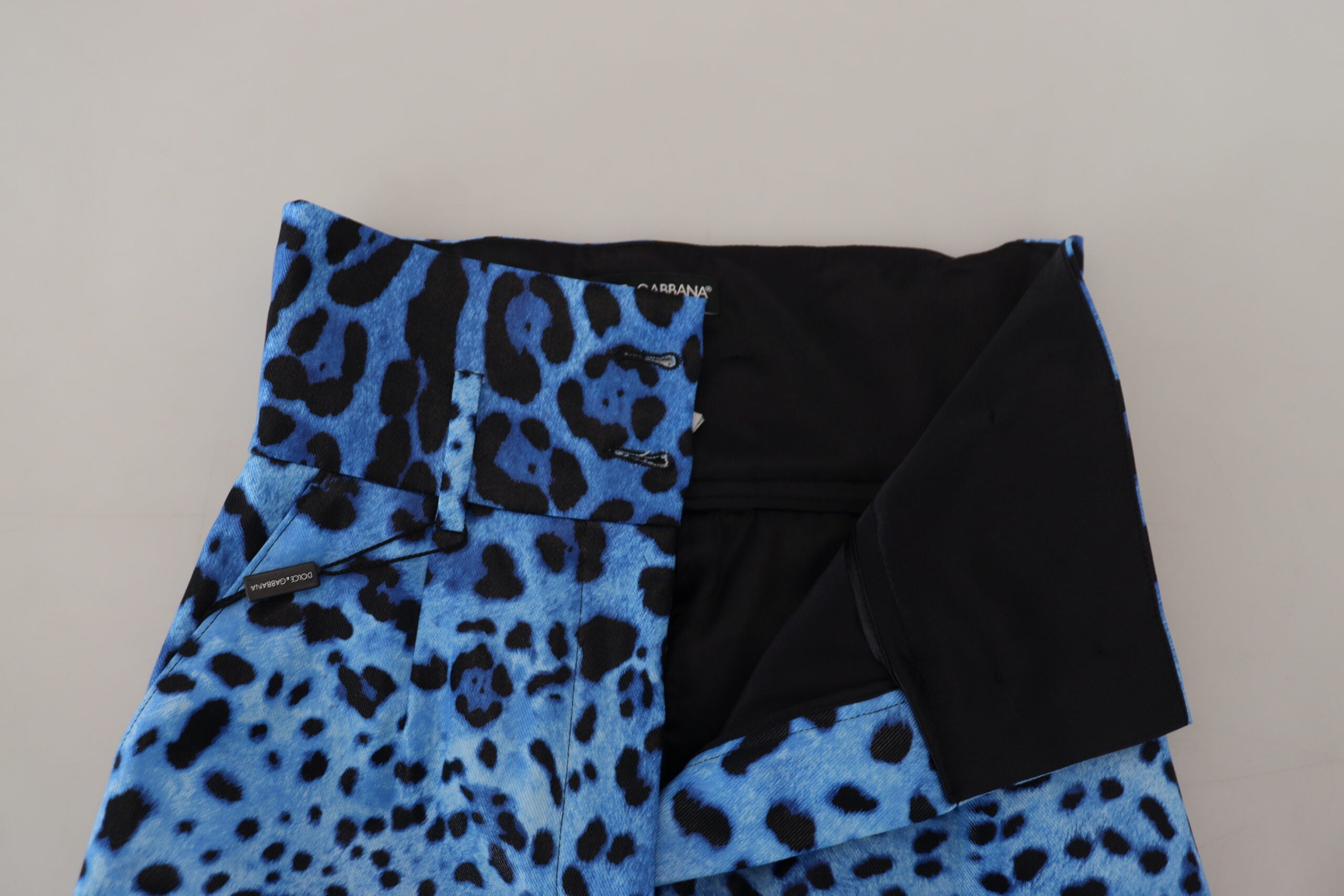 Dolce & Gabbana Pantaloni drepți eleganți cu talie înaltă