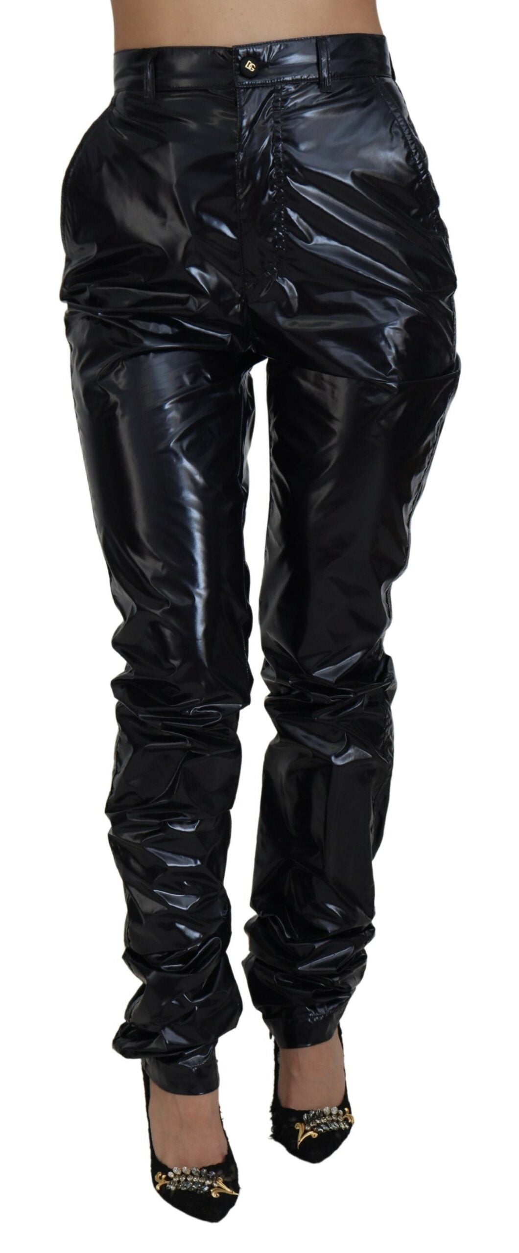 Dolce & Gabbana Chic High Waist Skinny Pants – Eleganz neu interpretiert