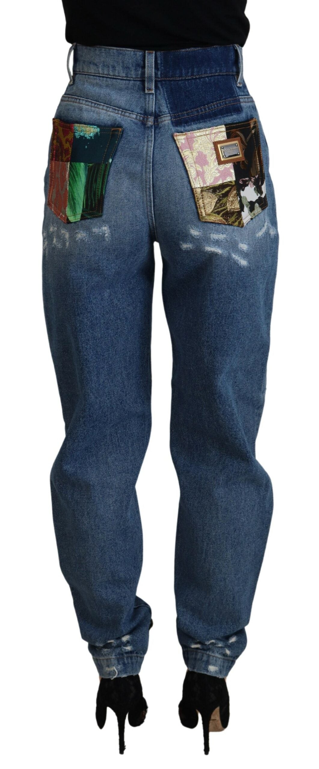 Blugi skinny eleganți cu talie înaltă Dolce & Gabbana