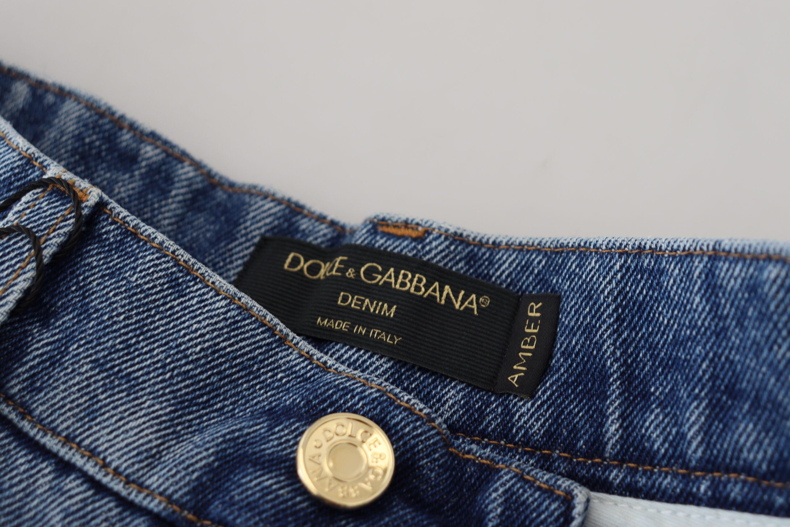 Blugi skinny eleganți cu talie înaltă Dolce & Gabbana