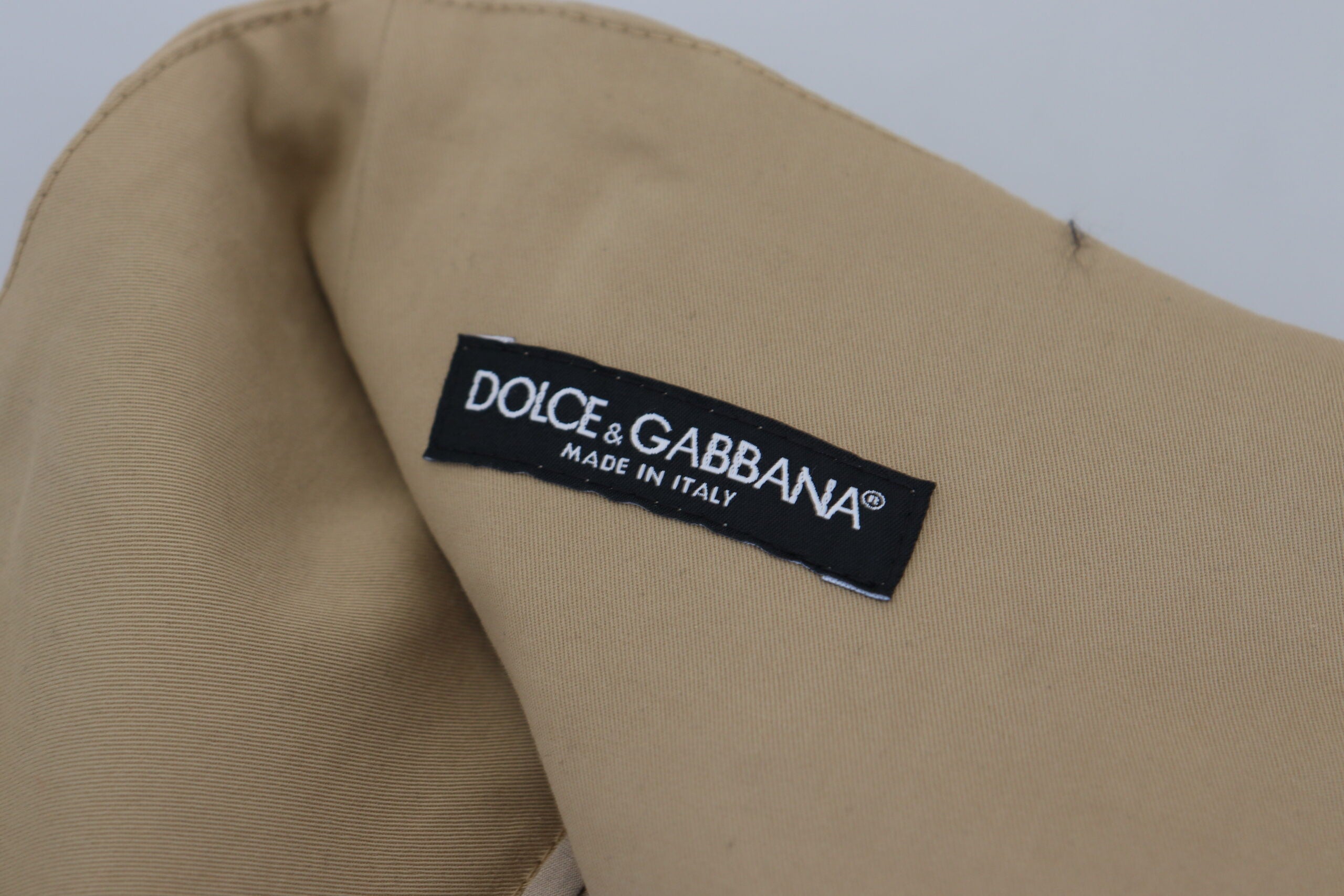 Pantaloni eleganți Dolce & Gabbana cu talie înaltă și conici
