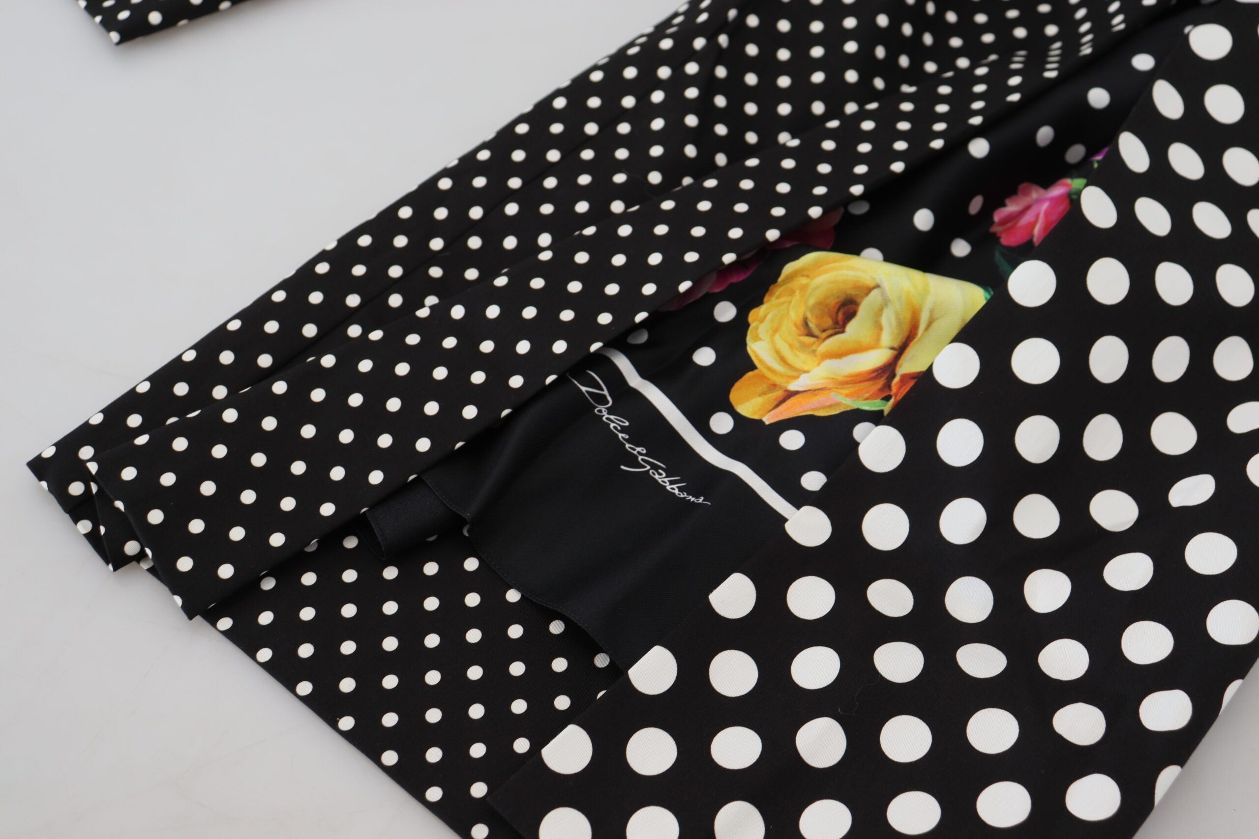 Dolce & Gabbana Elegante hoch taillierte Polka Dot-Hose