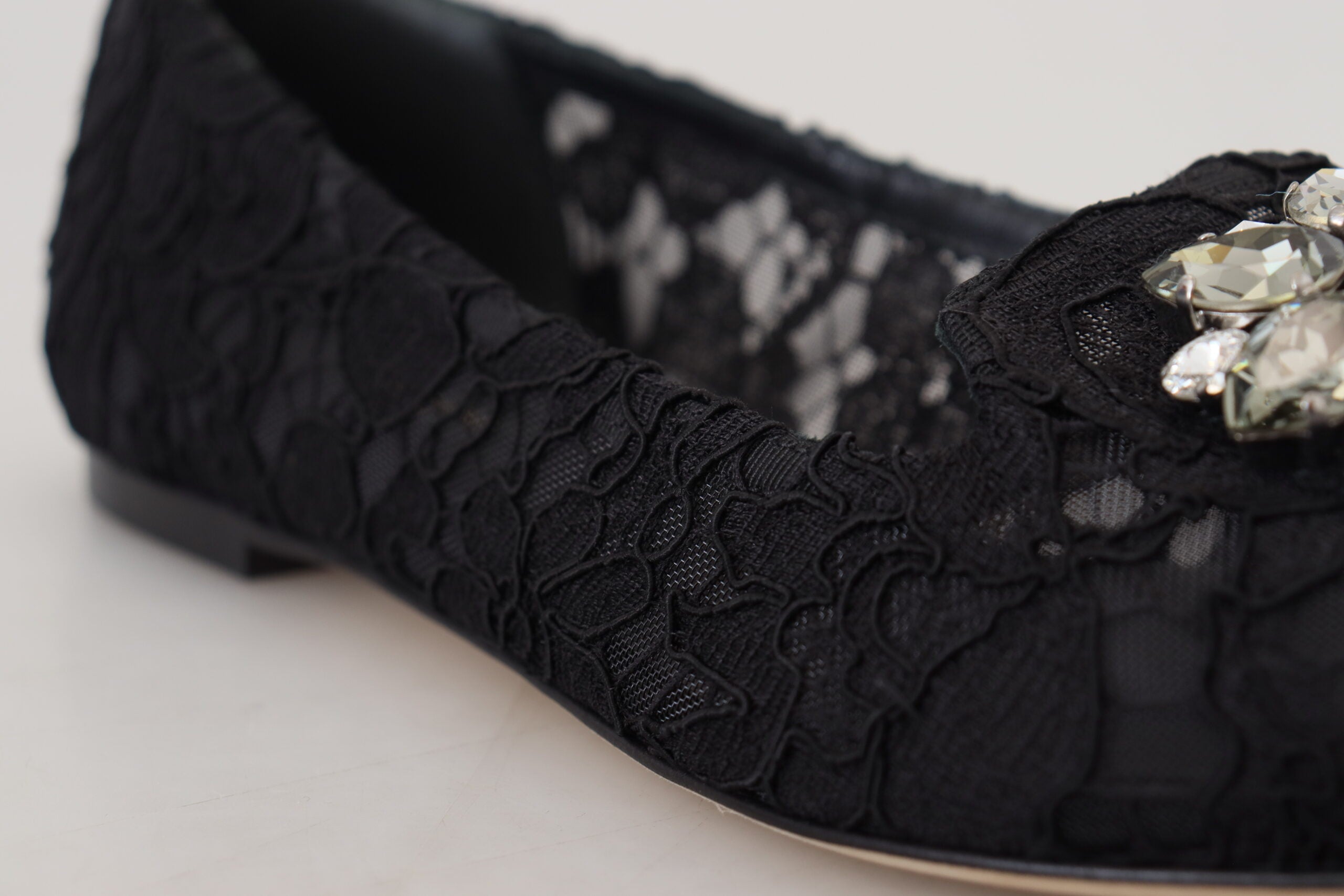 Dolce & Gabbana Pantofi sport eleganți cu imprimeu floral și dantelă plată