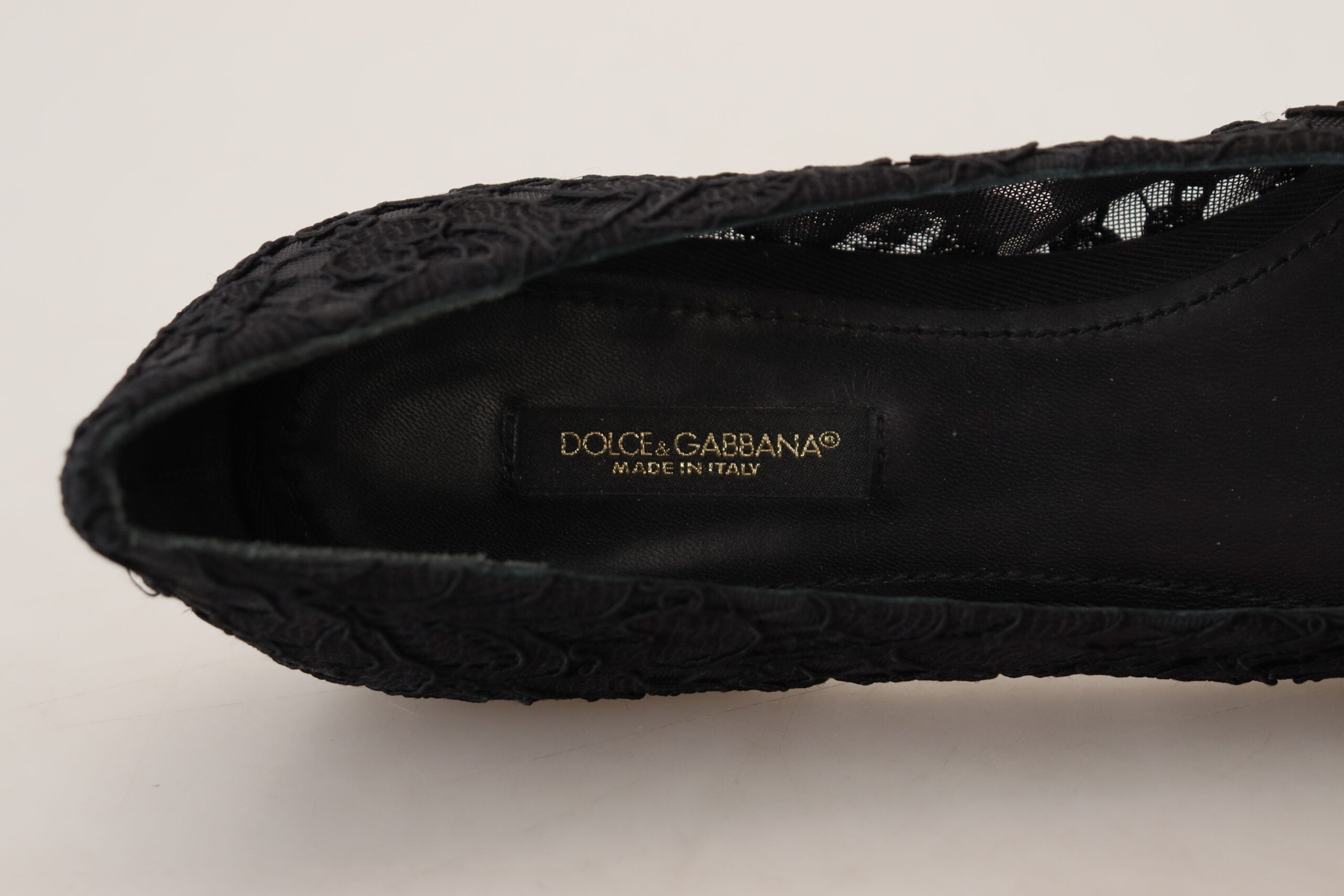 Dolce & Gabbana Pantofi sport eleganți cu imprimeu floral și dantelă plată