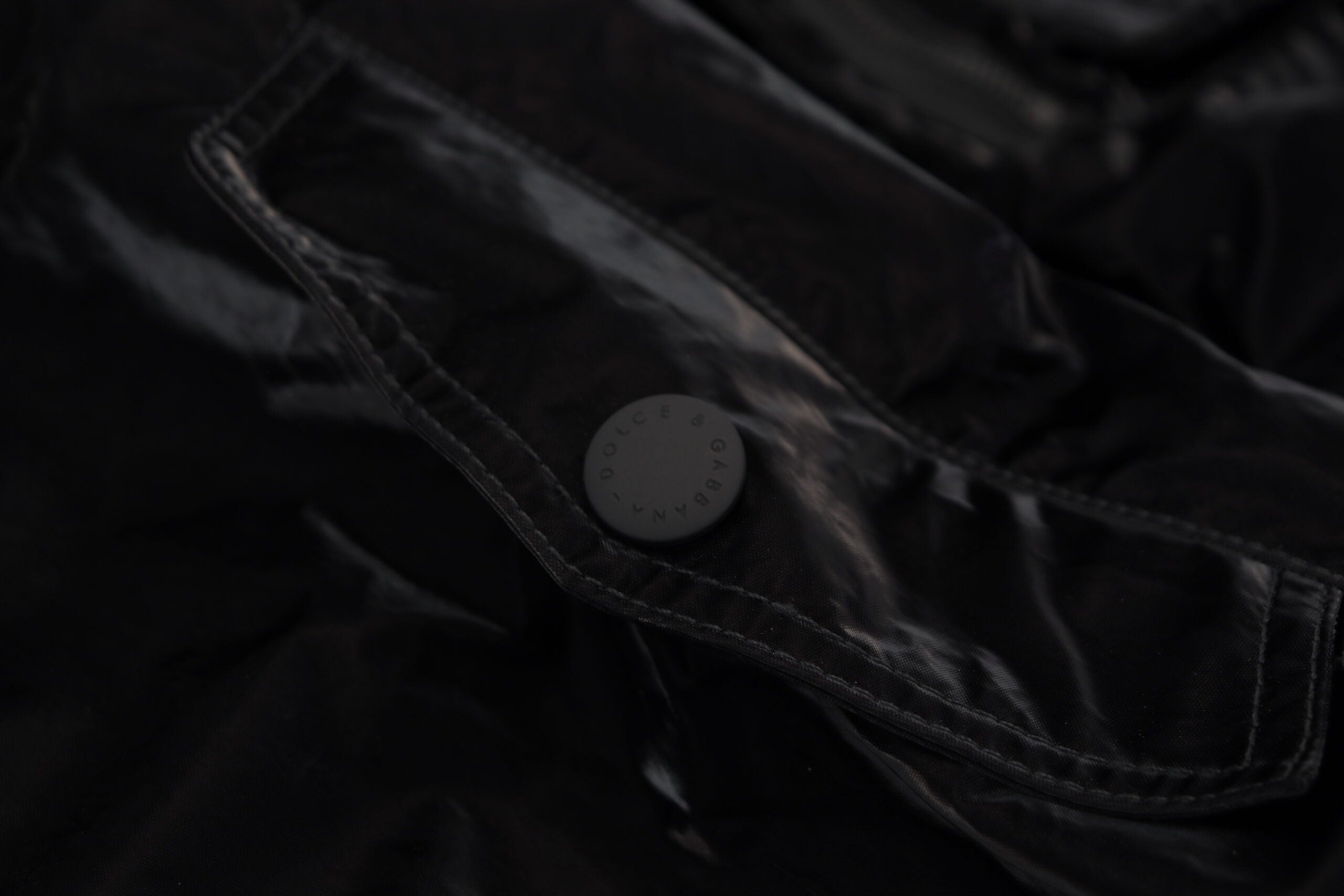 Dolce & Gabbana Jachetă elegantă cu glugă bomber neagră