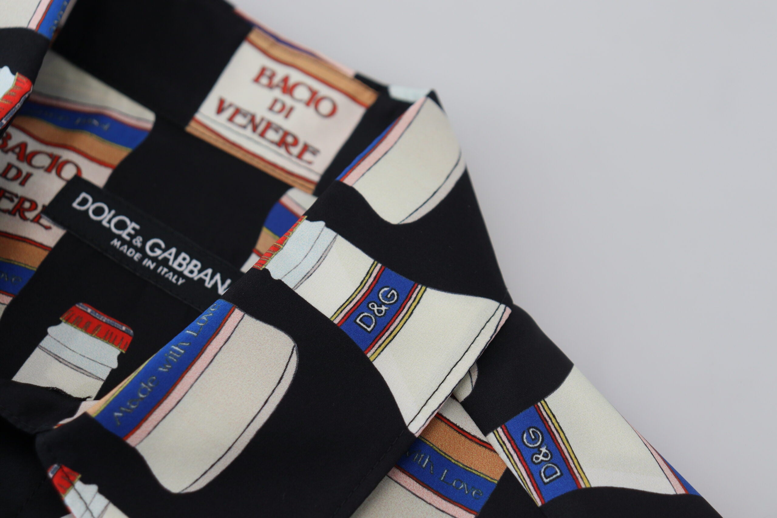 Dolce & Gabbana Elegantes, lässiges Langarmhemd aus Seide