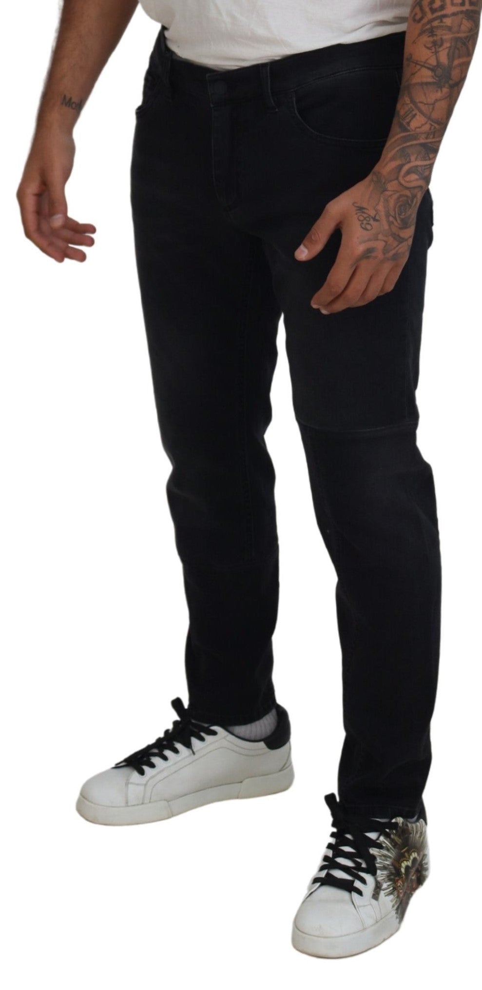 Dolce & Gabbana Schicke schwarze Skinny-Jeans