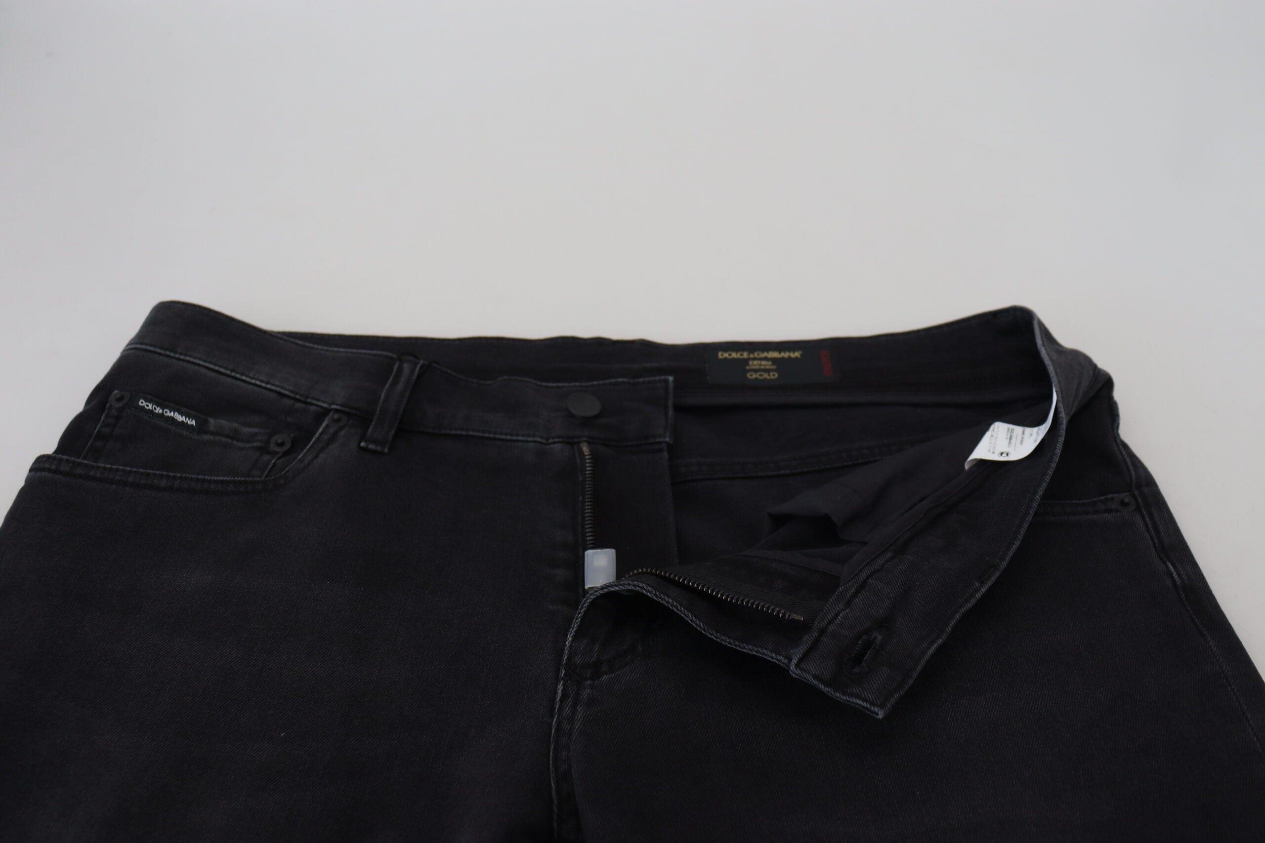 Dolce & Gabbana Schicke schwarze Skinny-Jeans