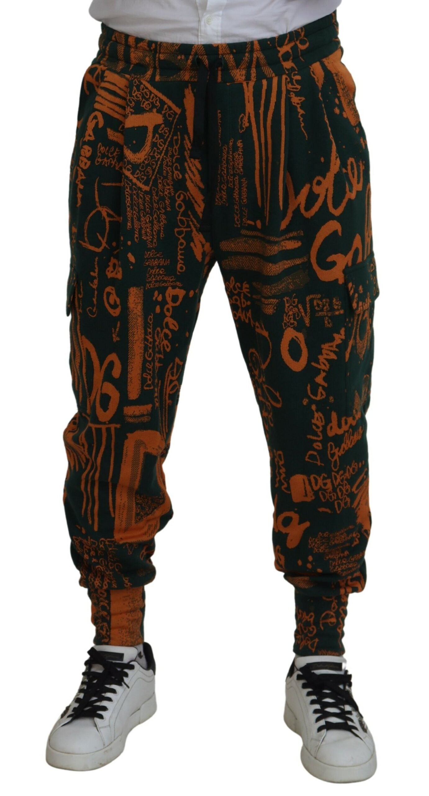 Dolce & Gabbana – Mehrfarbige Jogginghose aus Seidenmischung
