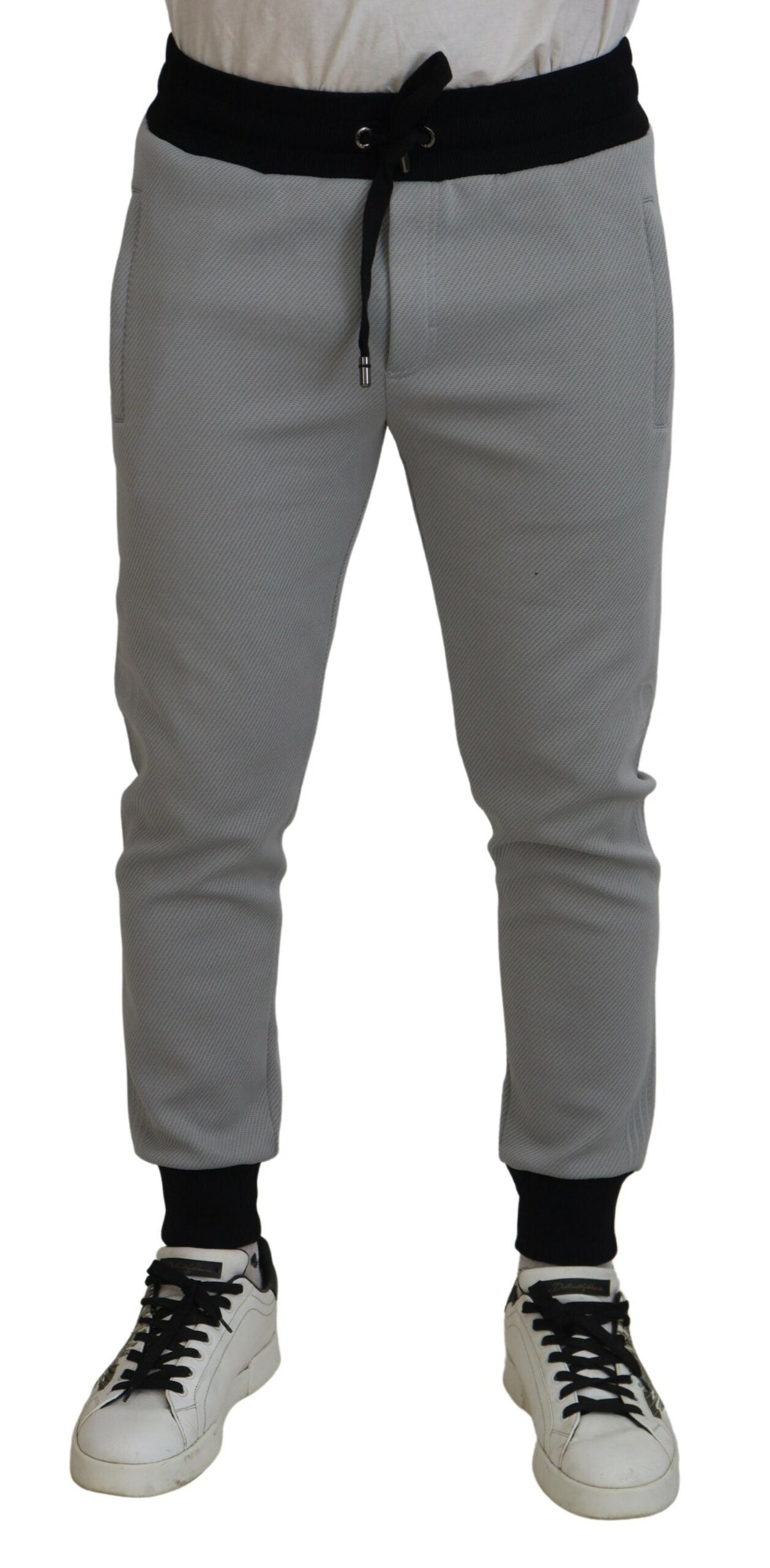 Dolce & Gabbana Elegante graue Jogginghose