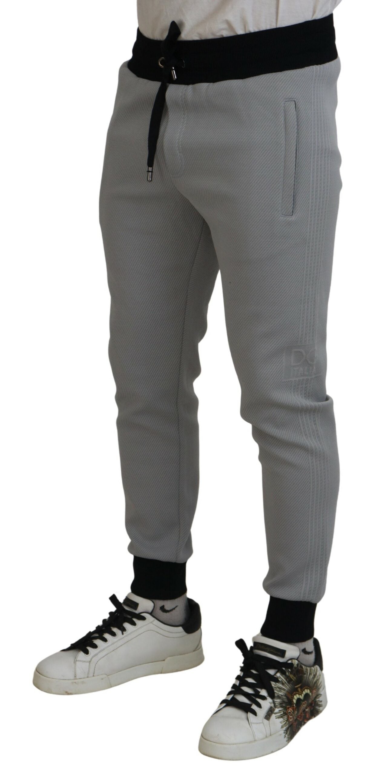Dolce & Gabbana Elegante graue Jogginghose