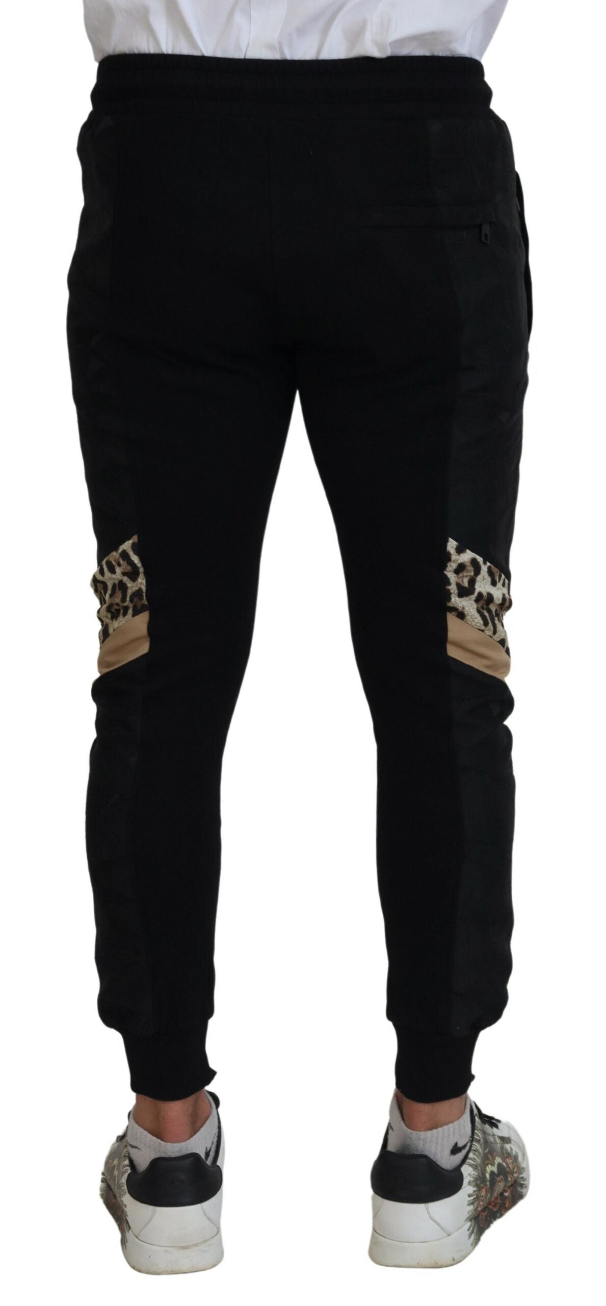 Dolce & Gabbana Elegante schwarze Jogginghose für den modernen Mann