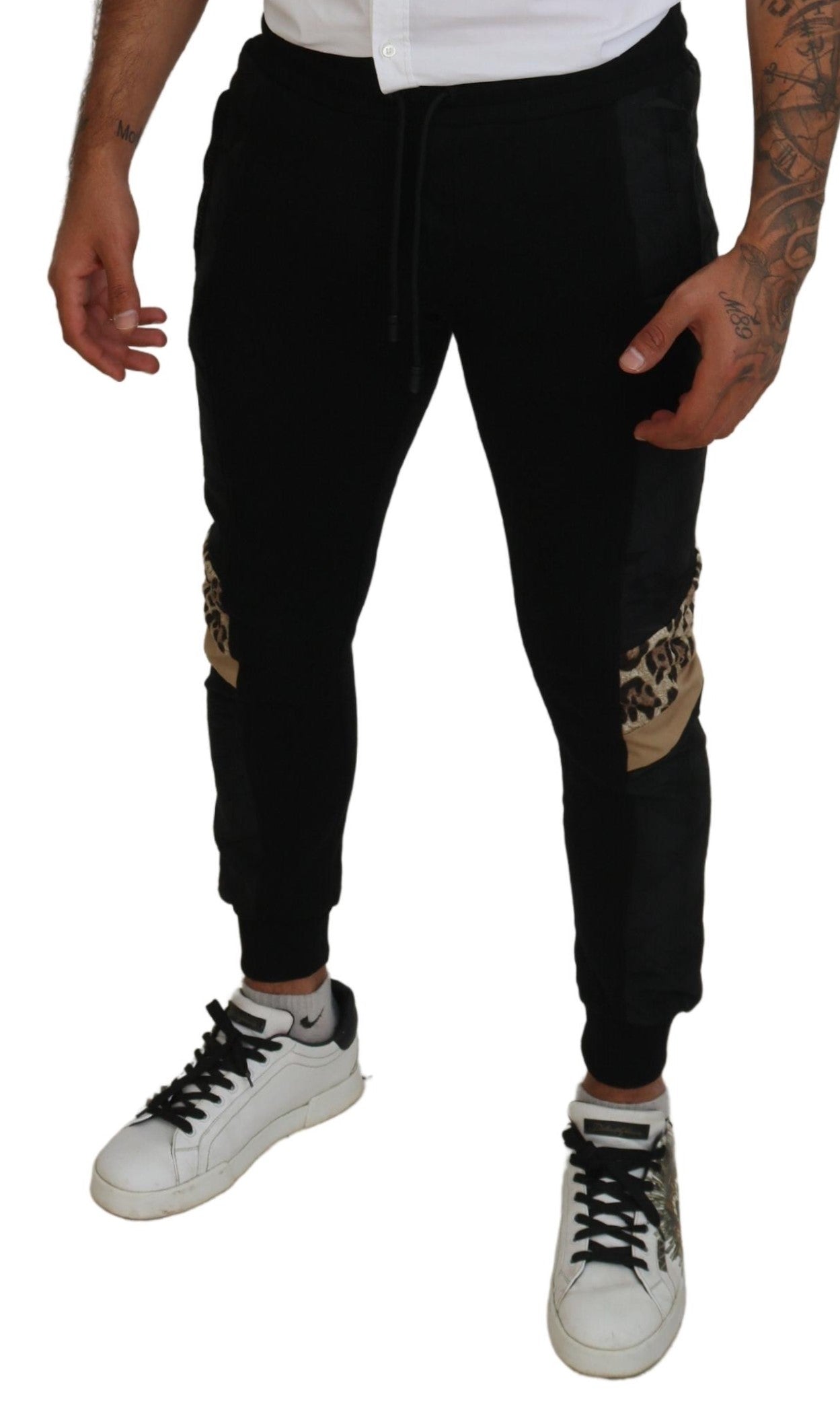 Dolce & Gabbana Elegante schwarze Jogginghose für den modernen Mann