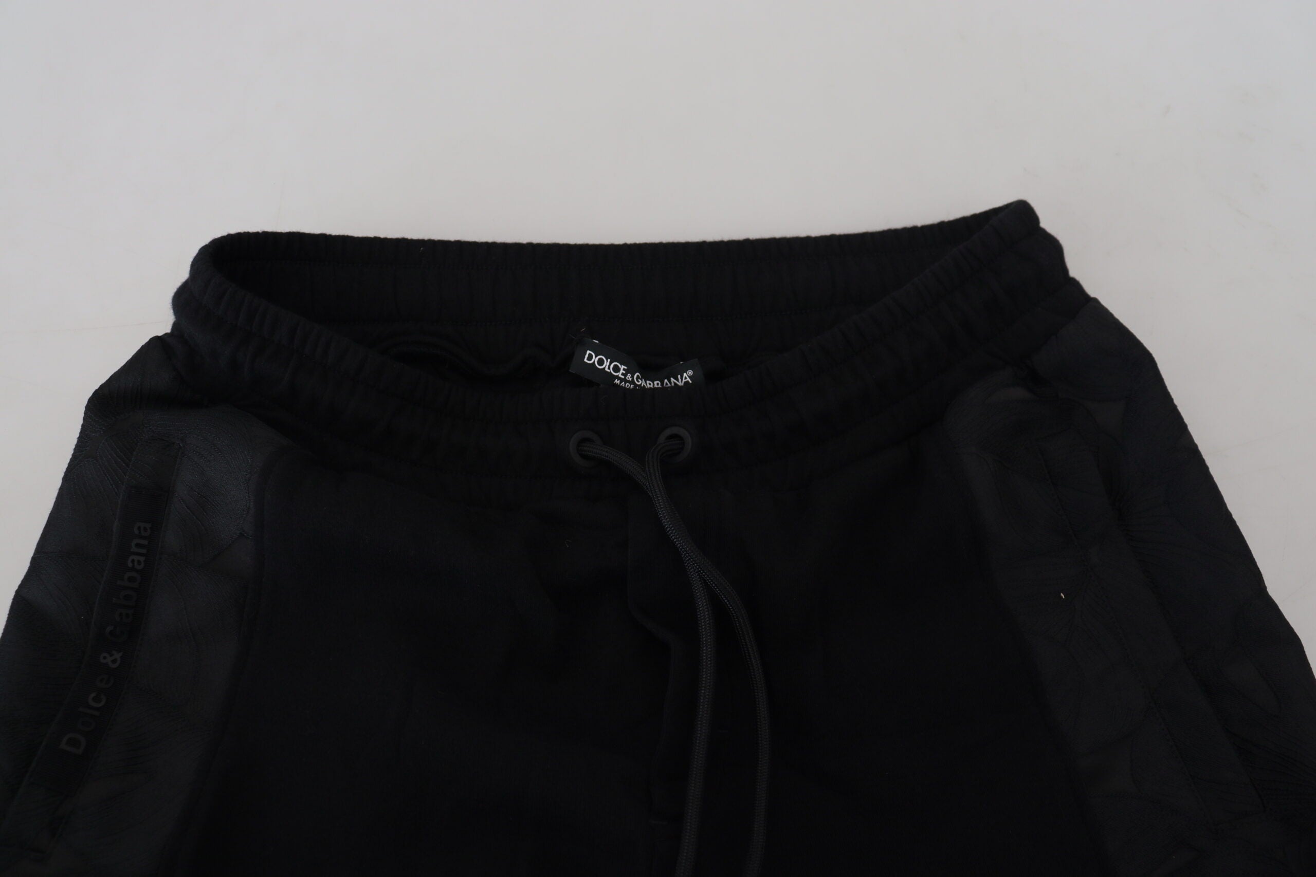 Dolce & Gabbana Elegante schwarze Jogginghose für den modernen Mann