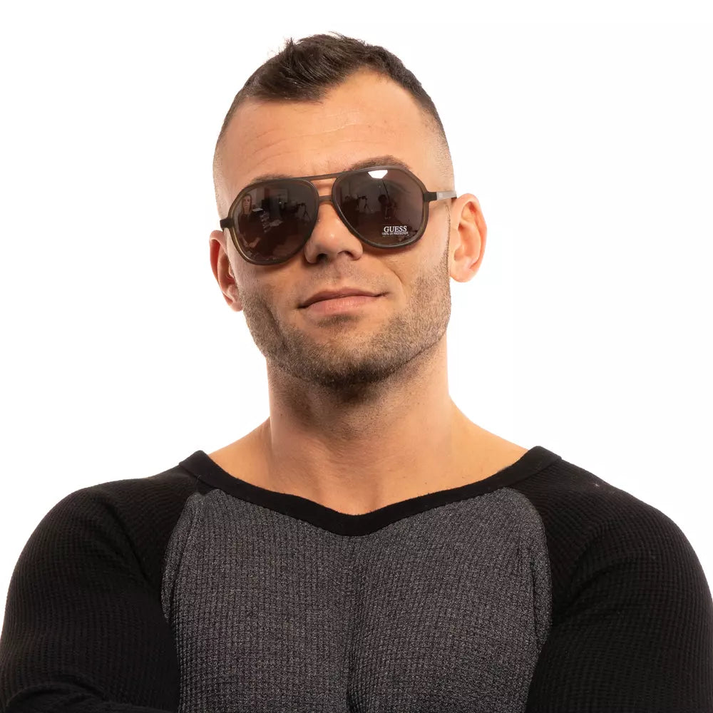 Ochelari de soare Guess maro pentru bărbați