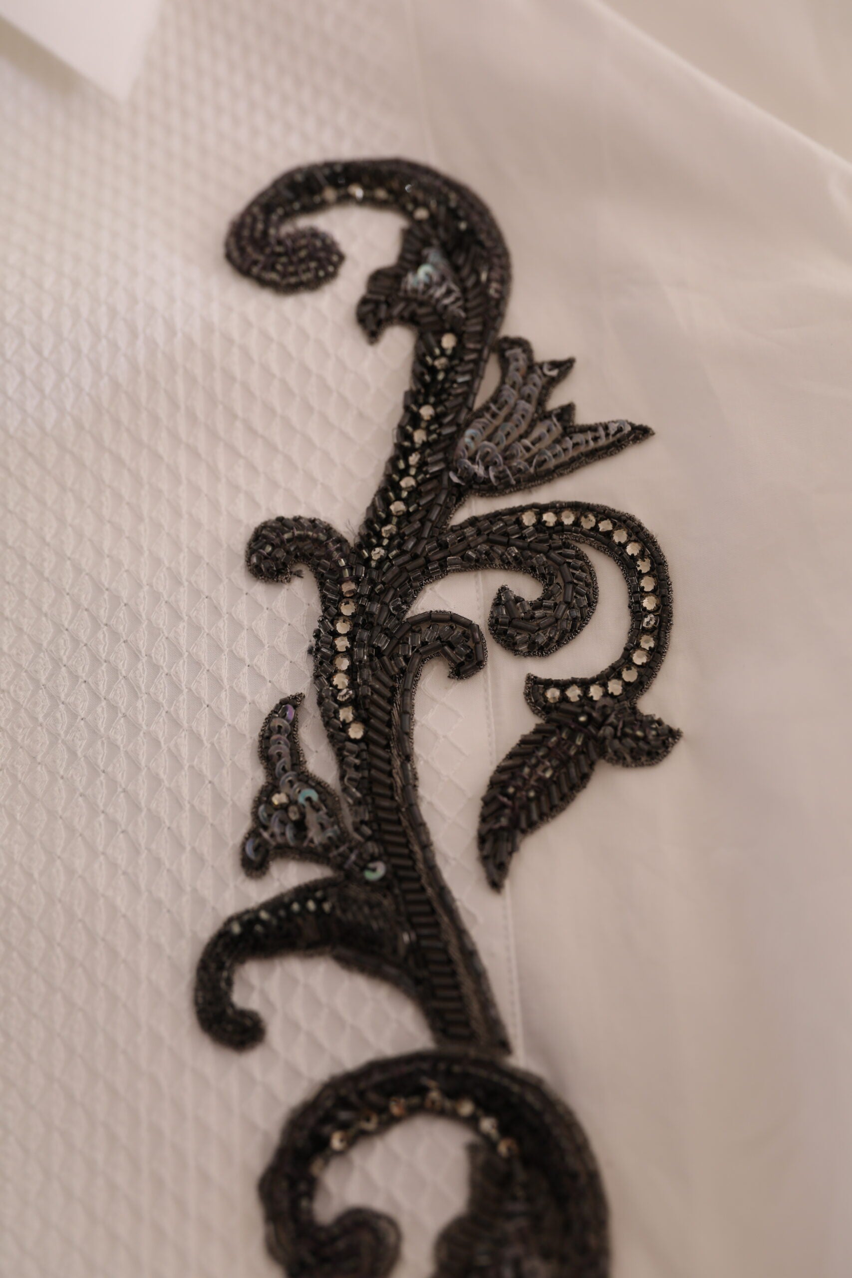 Dolce & Gabbana – Slim Fit Smokinghemd aus italienischem Designer