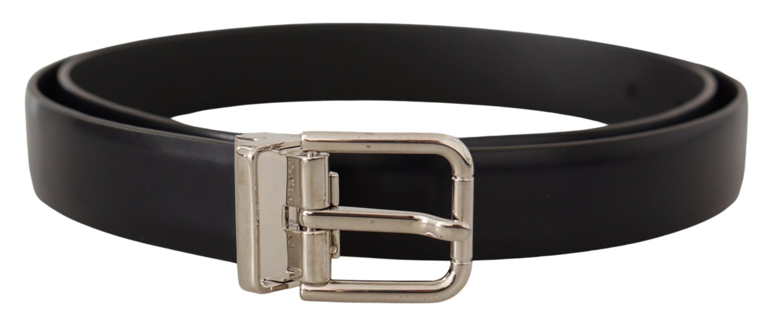 Curea elegantă din piele Dolce & Gabbana cu cataramă metalică