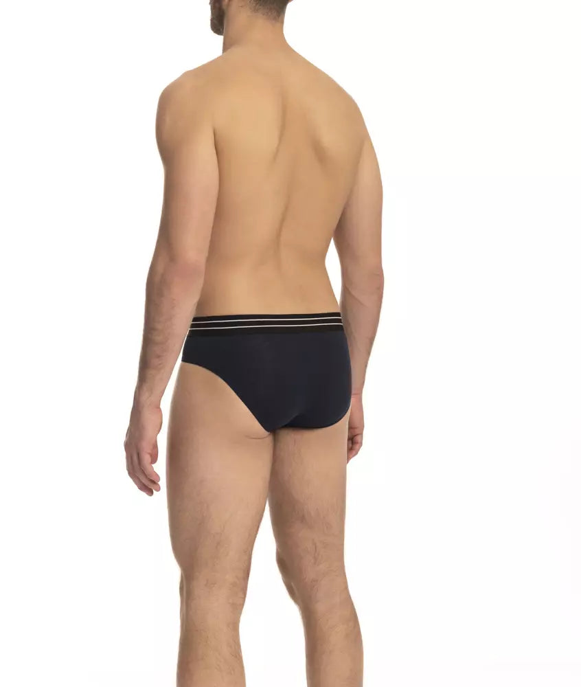 Cavalli Class Herren-Unterwäschepaket aus blauer Baumwolle