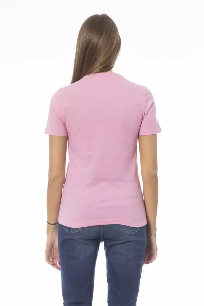 Tricou Baldinini Trend din bumbac multicolor pentru femei