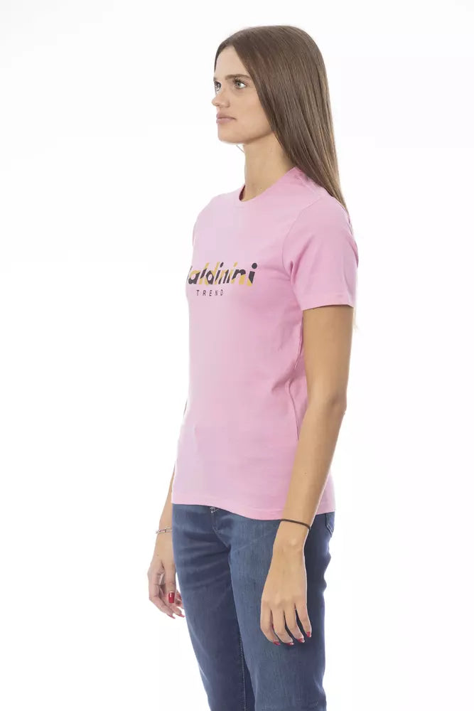 Bluză Baldinini Trend din bumbac multicolor pentru femei