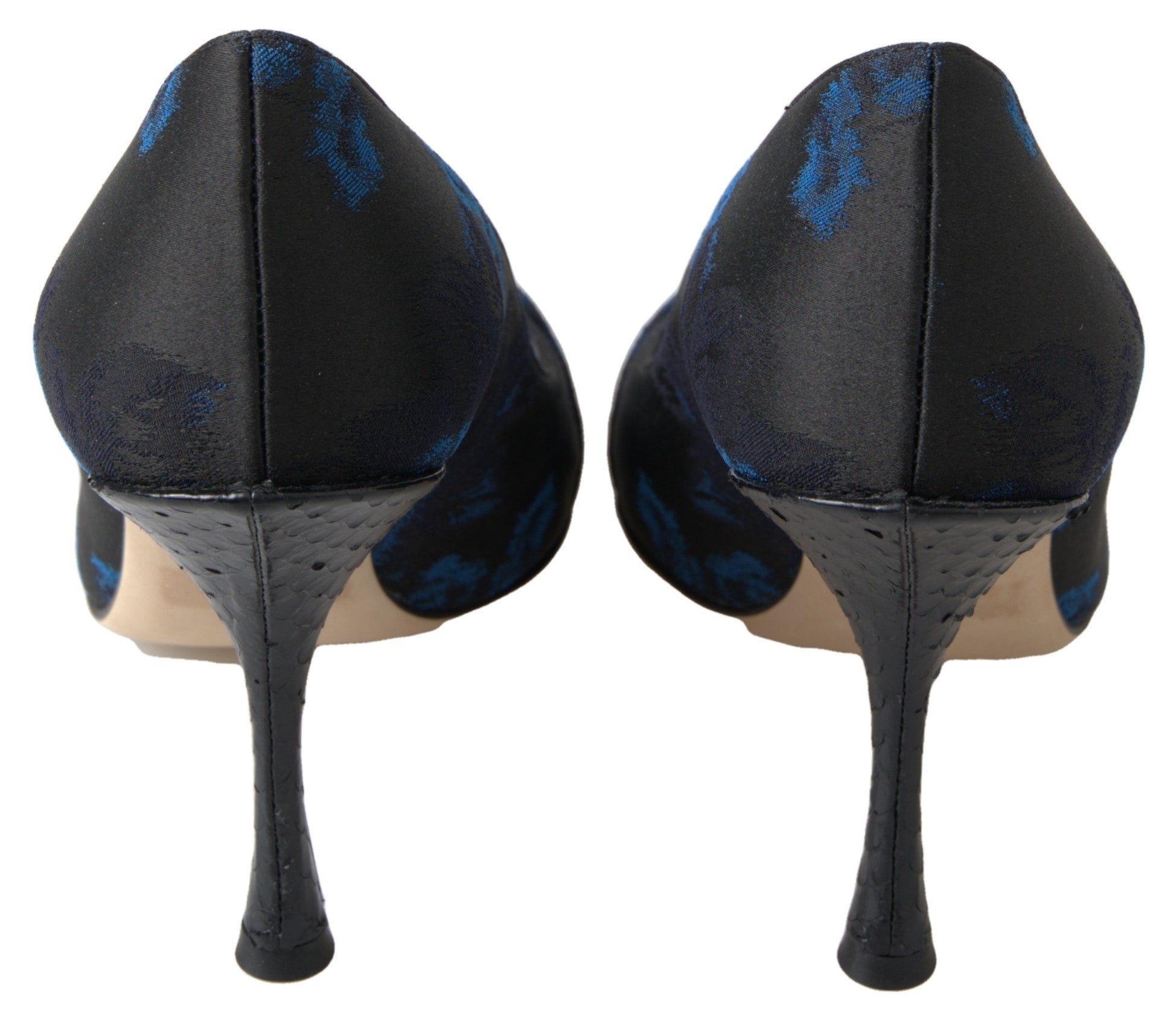 Dolce & Gabbana Pantofi cu toc eleganti cu cristale albastre