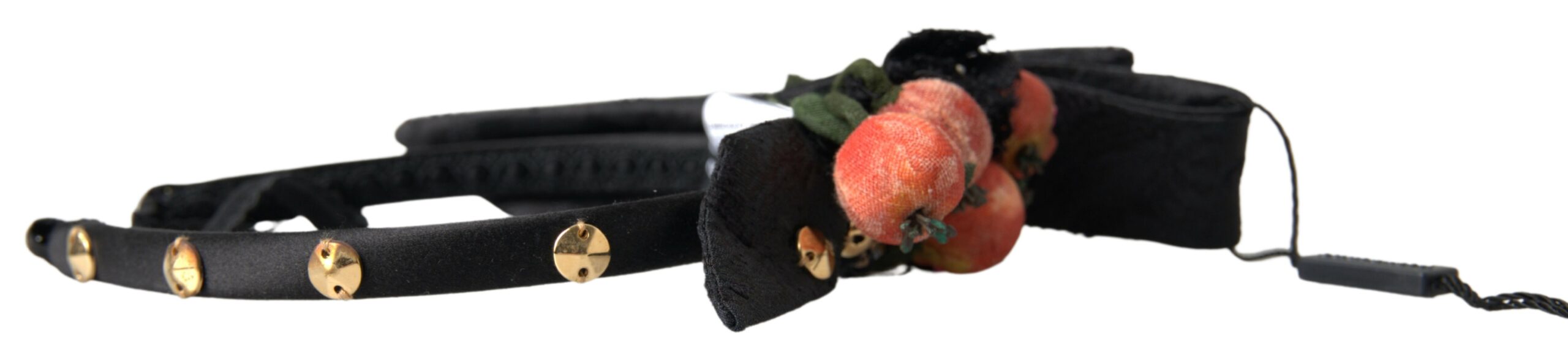 Bentiță Dolce & Gabbana exclusivă cu diademă de cristale multicolore