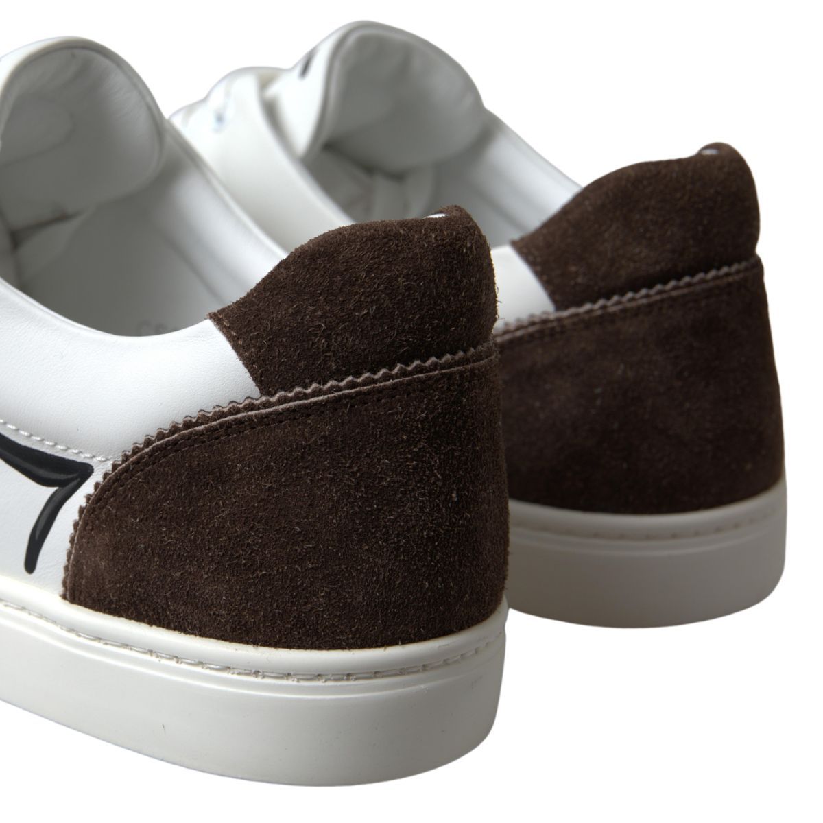 Dolce & Gabbana – Elegante, weiße Freizeit-Sneaker aus Leder