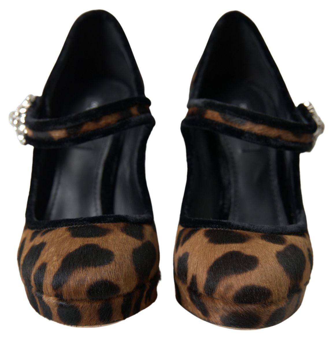 Dolce & Gabbana Pantofi cu toc elegant cu imprimeu leopard pentru o sofisticare șic