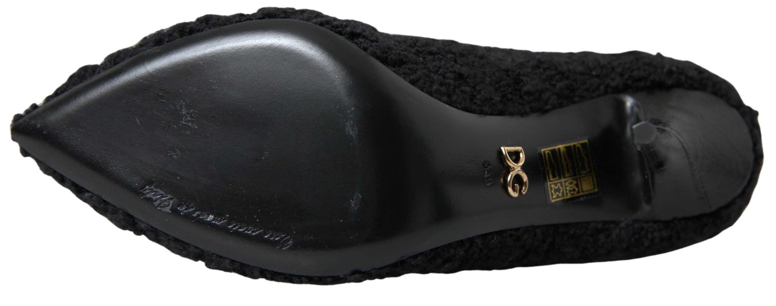 Dolce & Gabbana Elegante Stiefel aus Schurwolle mit mittlerer Wadenhöhe