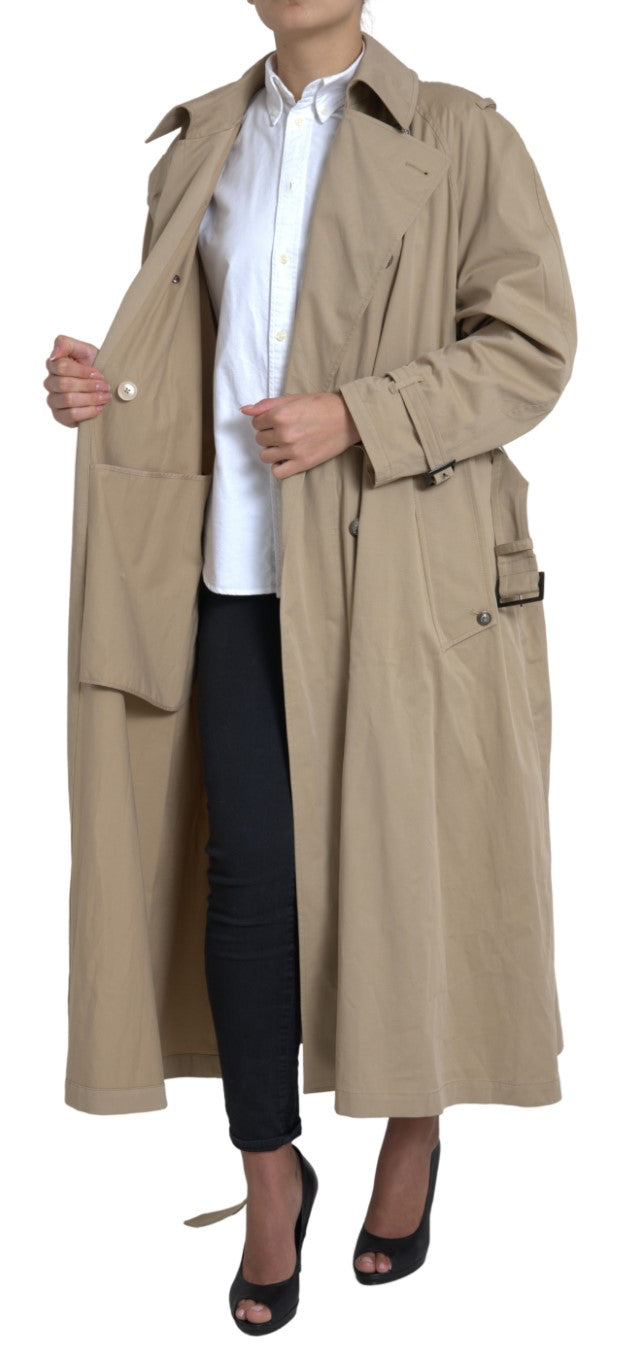 Dolce & Gabbana Eleganter zweireihiger Trenchcoat