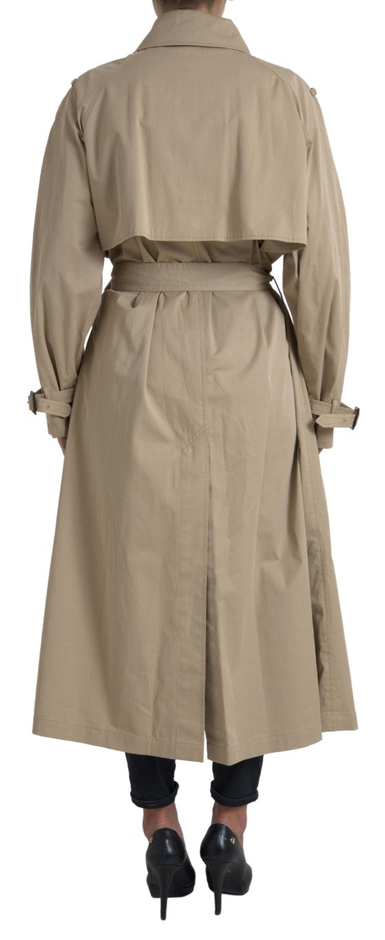 Dolce & Gabbana Eleganter zweireihiger Trenchcoat