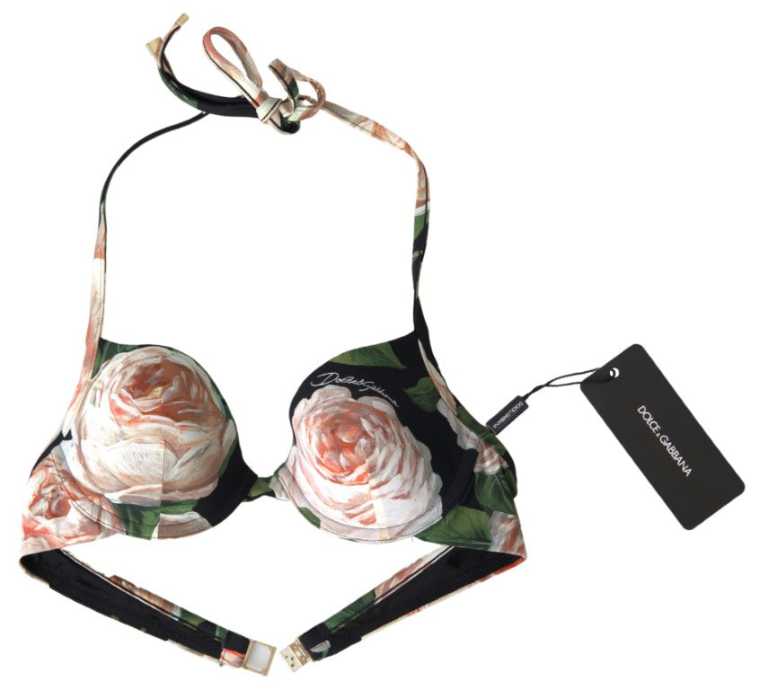 Dolce & Gabbana – Elastisches Bikinioberteil „Floral Elegance“