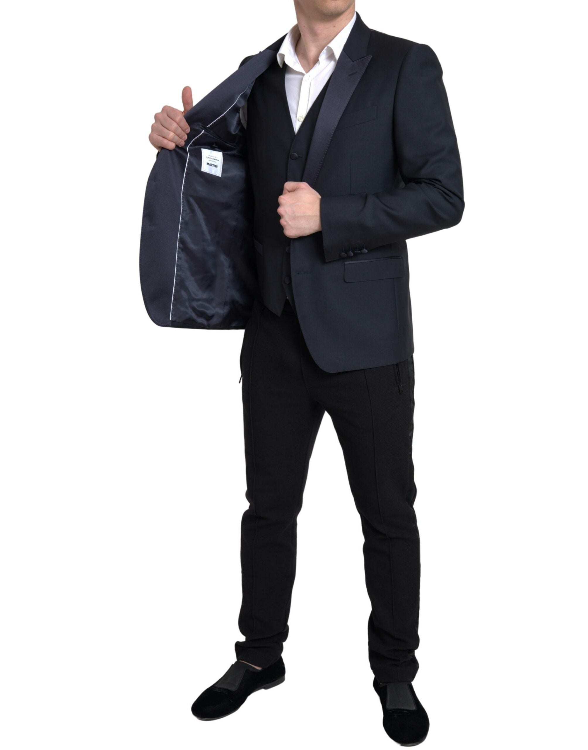Dolce & Gabbana Eleganter, zweiteiliger Martini-Anzug im Slim Fit