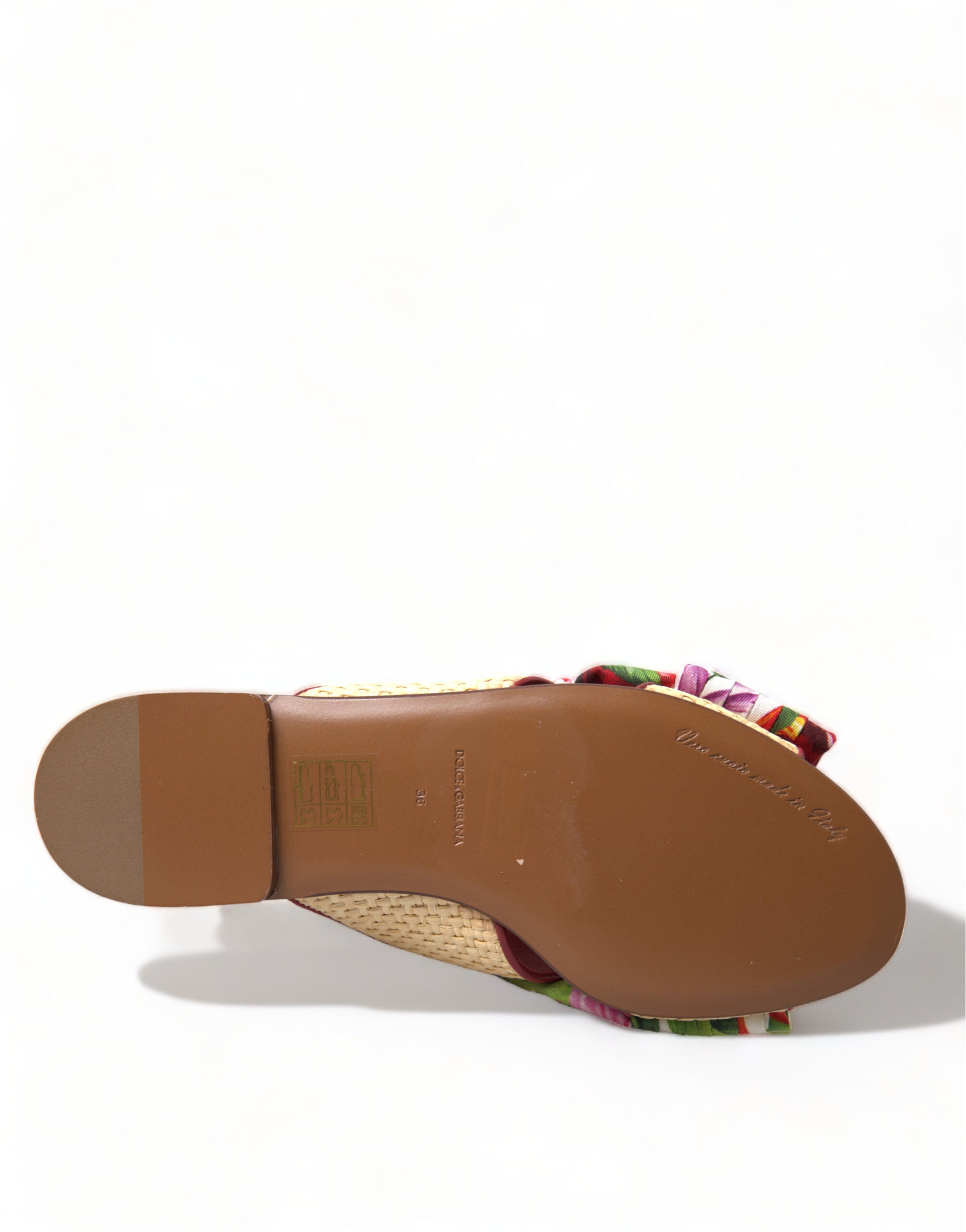 Dolce & Gabbana – Exquisite flache Sandalen mit Blumenmuster