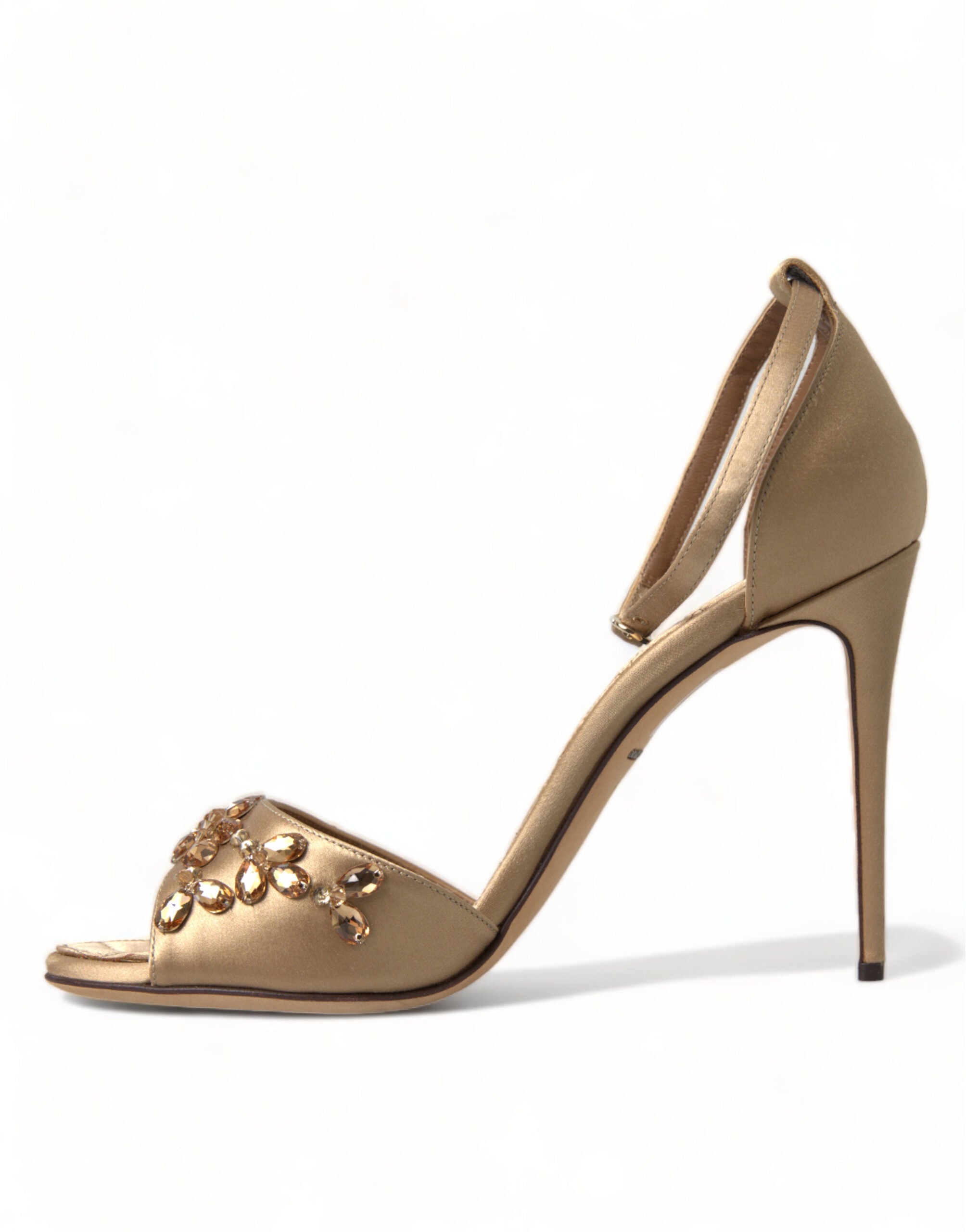 Sandale Dolce & Gabbana cu toc și cristale