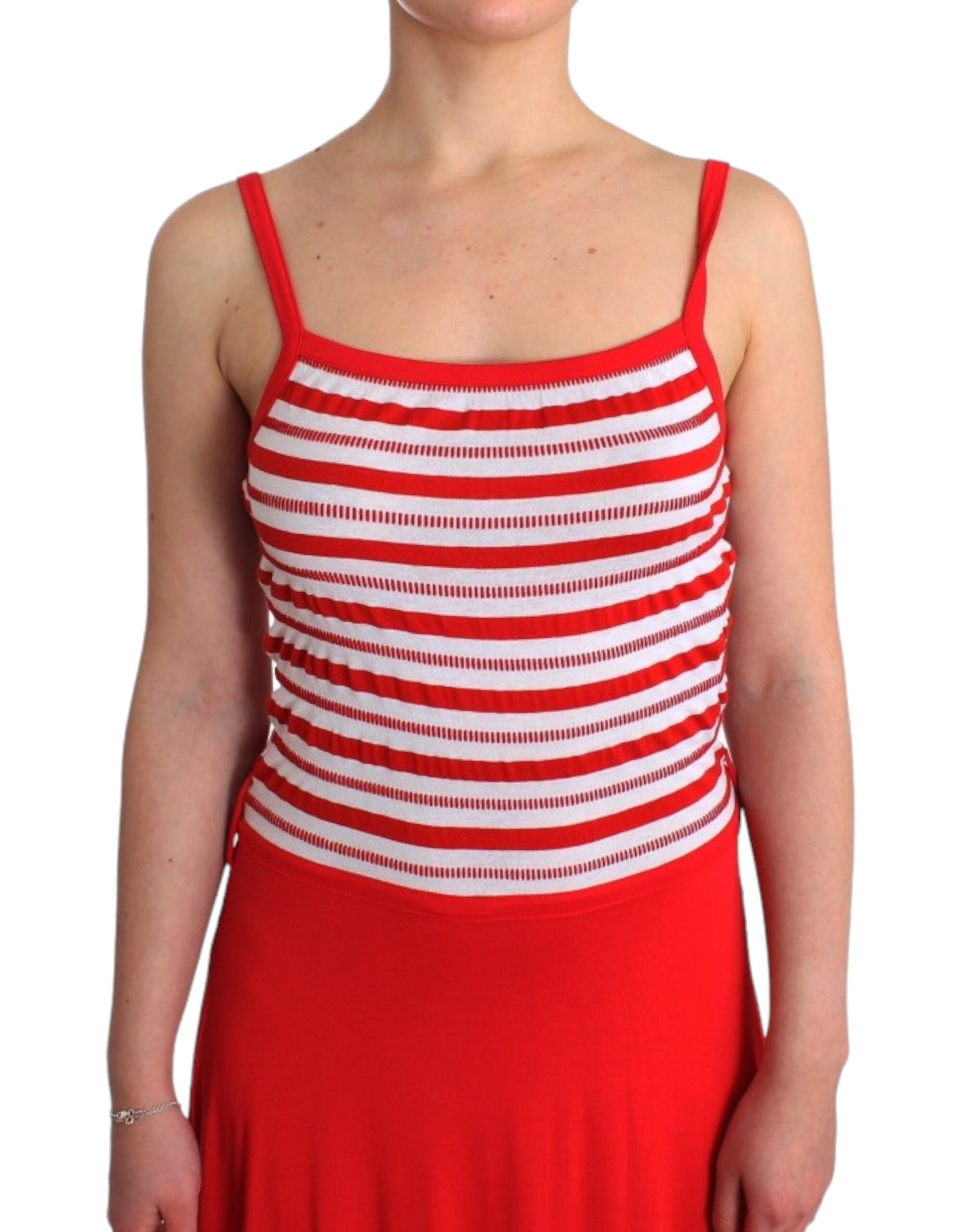 Knielanges Kleid „Audrey“ von Roccobarocco Chic aus Jersey-Linie