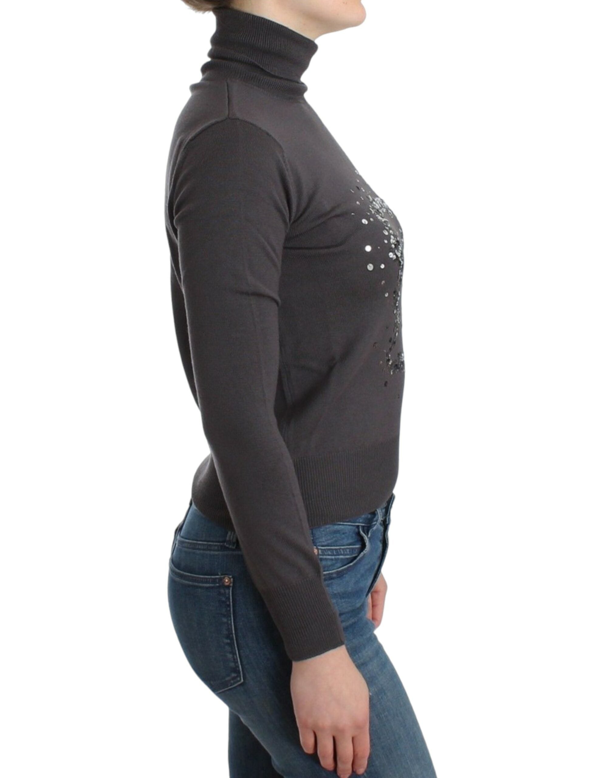 John Galliano Eleganter Rollkragenpullover aus Schurwolle