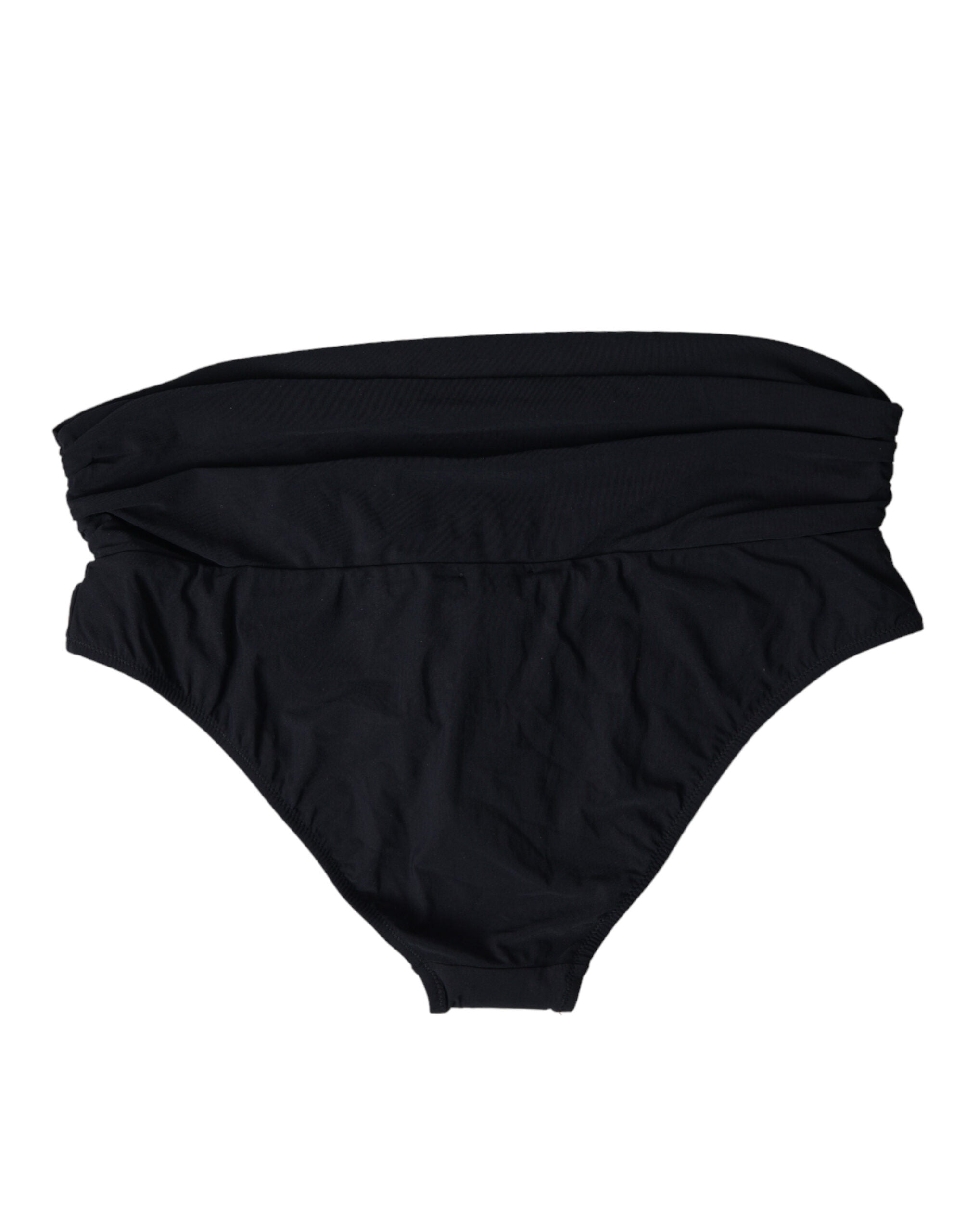 Dolce & Gabbana Elegantes schwarzes Bikinihöschen – Ultimative Strandeleganz