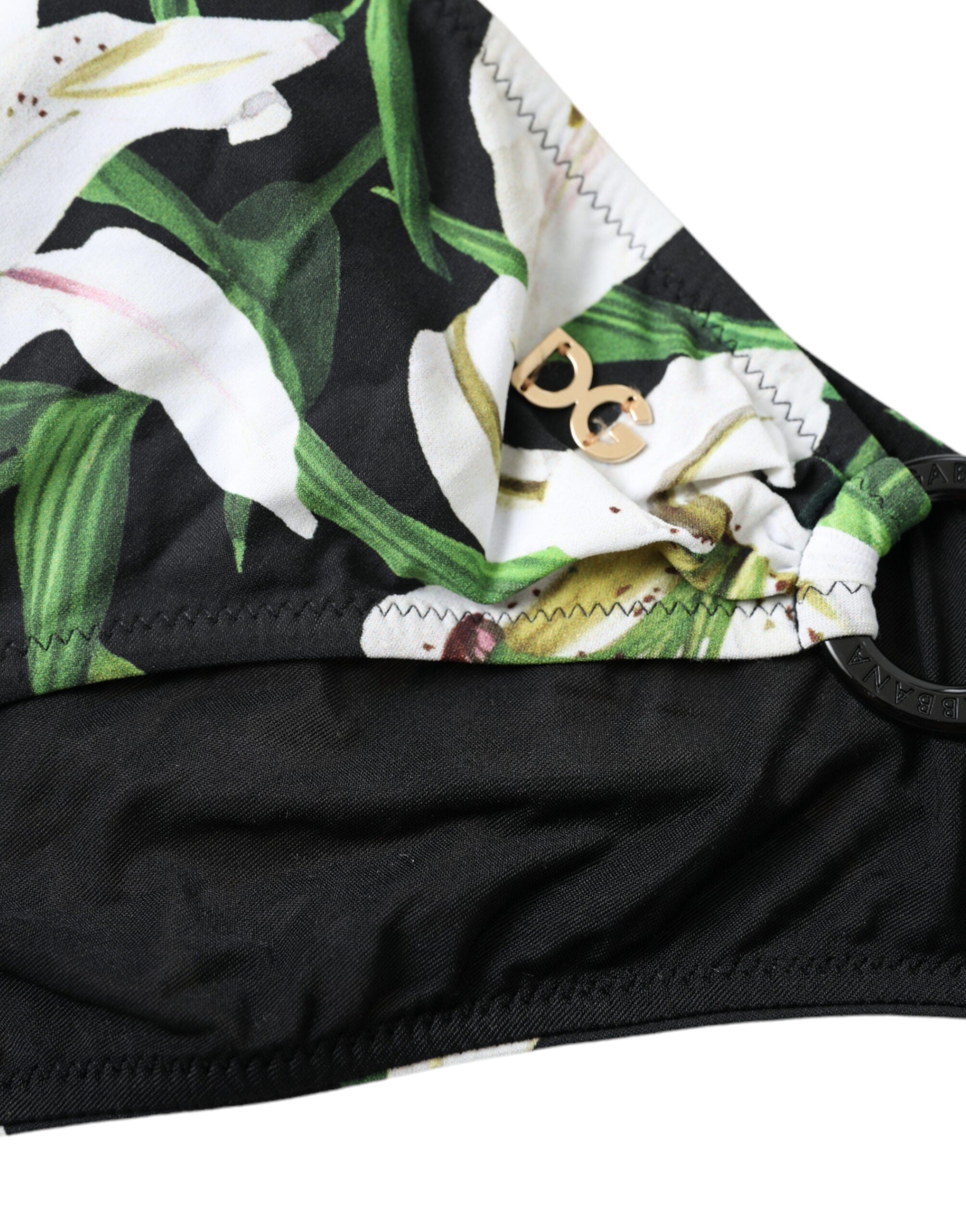 Dolce & Gabbana – Elegantes Bikinihöschen mit Blumenmuster – Schwimmen mit Stil