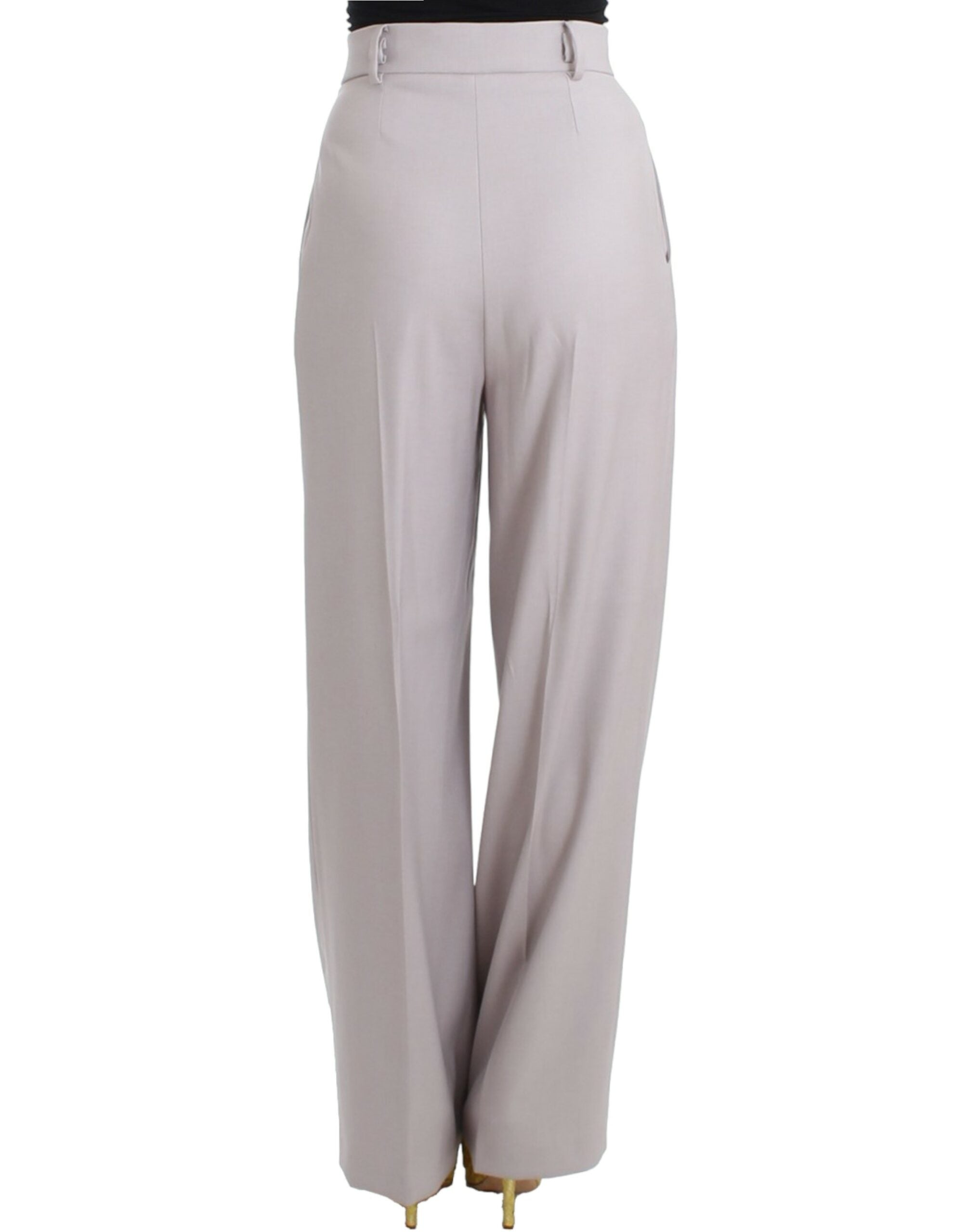 Cavalli – Anspruchsvolle, hoch taillierte graue Hose