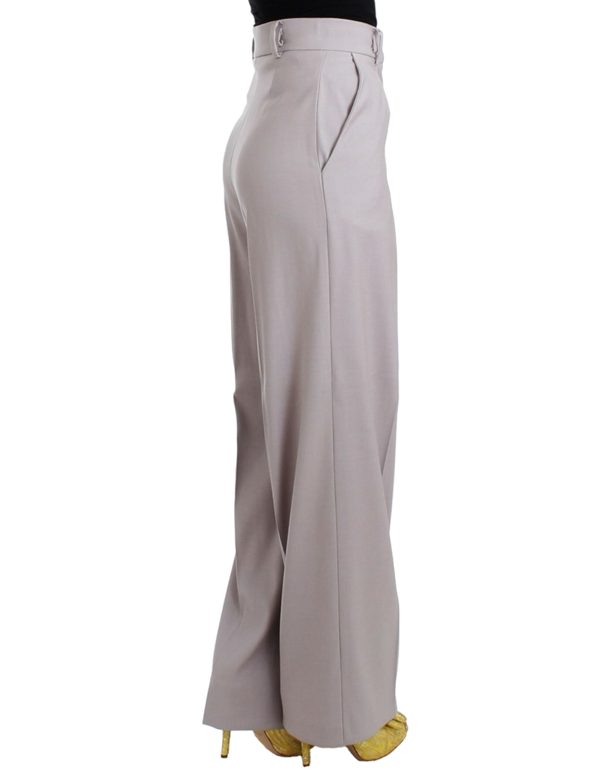Cavalli – Anspruchsvolle, hoch taillierte graue Hose